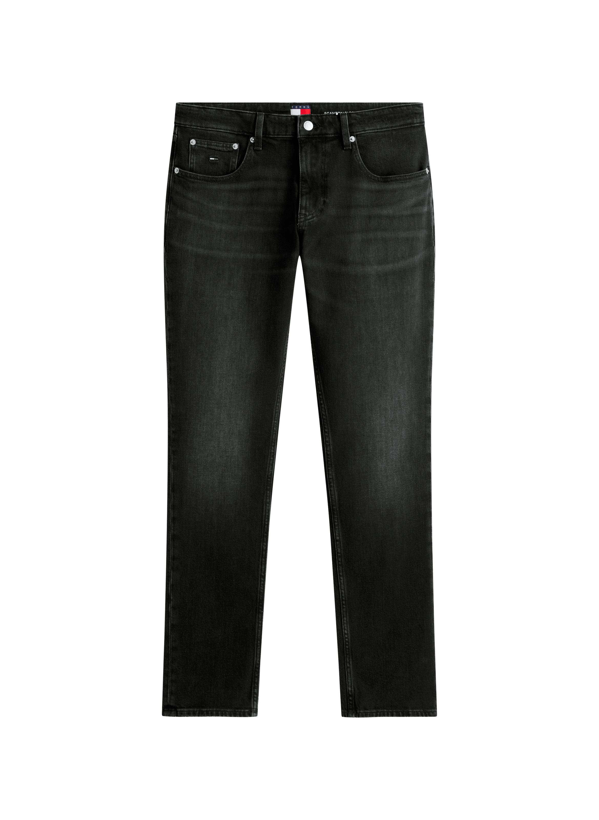 Jean slim en coton TOMMY HILFIGER Noir