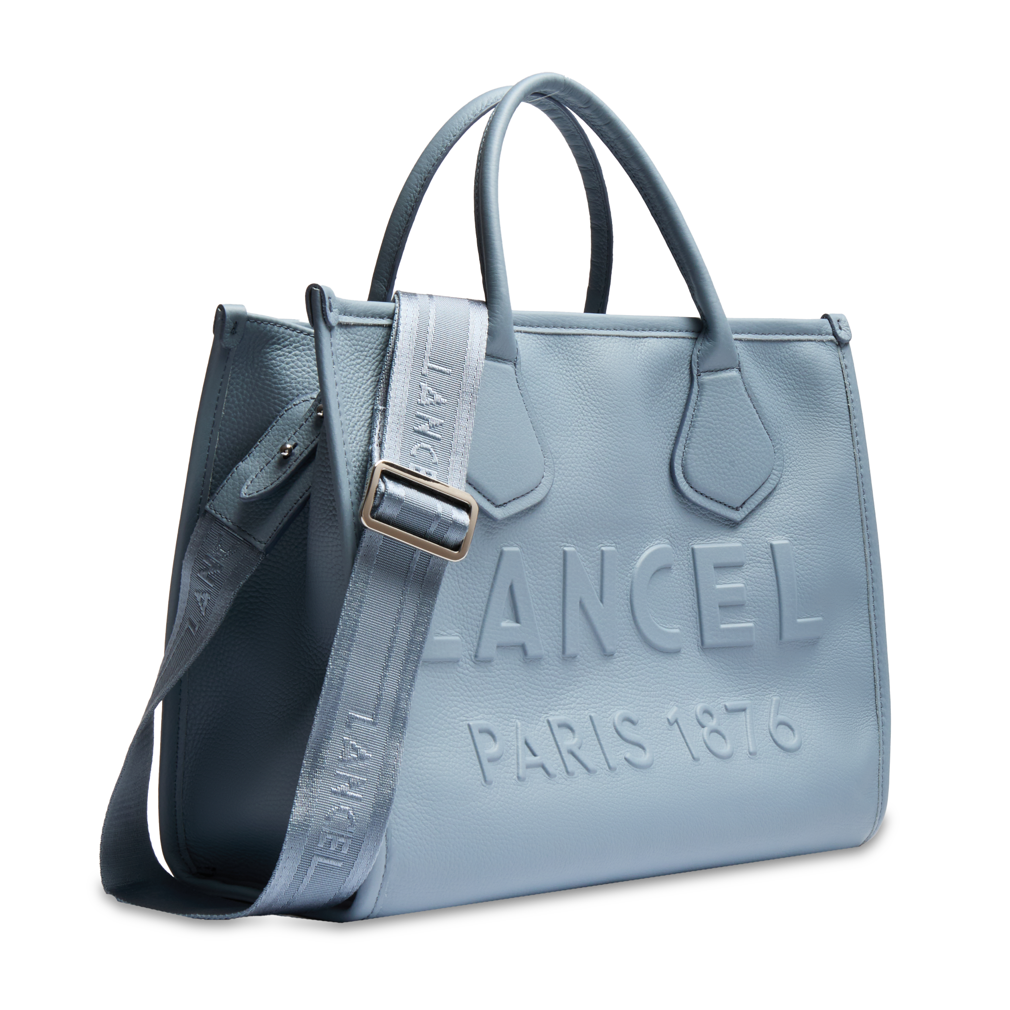 Cabas zippé m - jour de lancel LANCEL Bleu