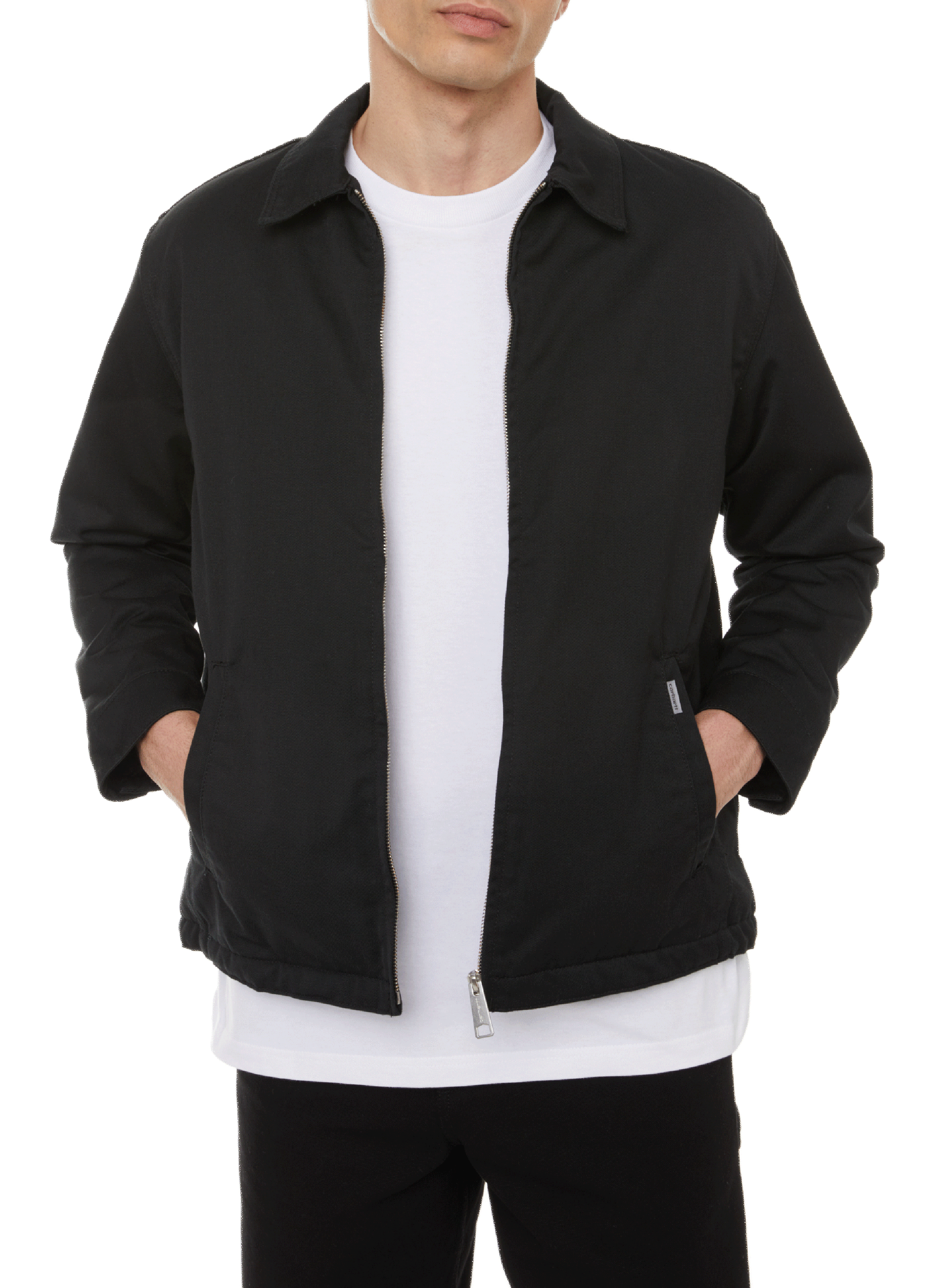 CARHARTT WIP Blouson en coton mélangé Noir