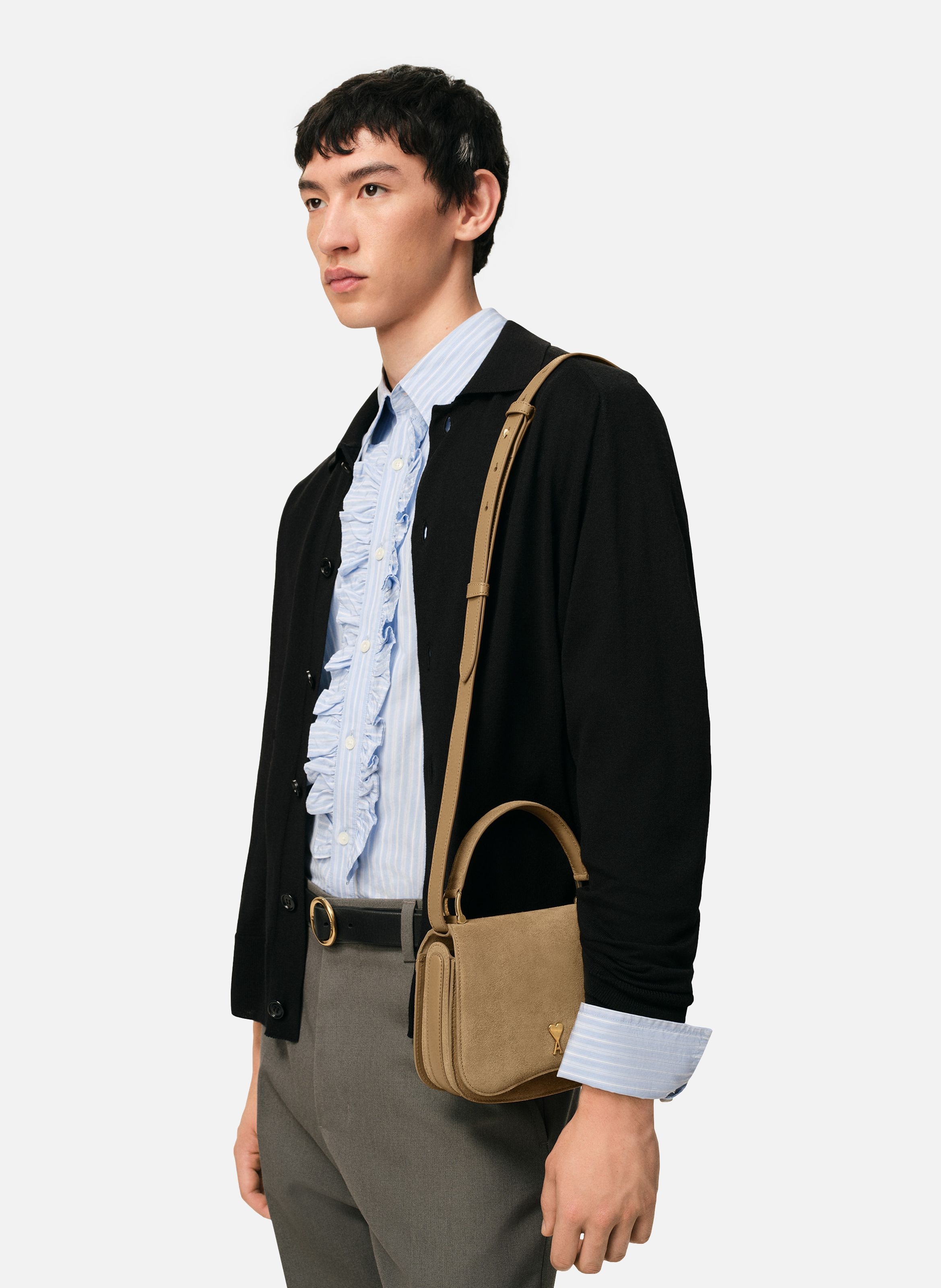 Sac porté main paris paris unisexe AMI PARIS Jaune