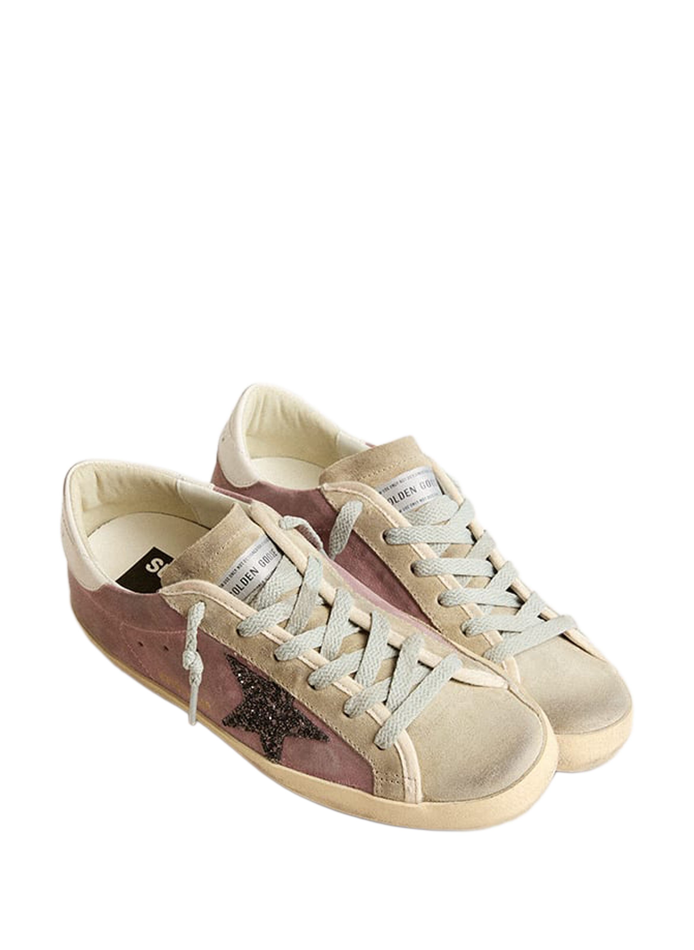 Baskets Super-Star en daim GOLDEN GOOSE Violet