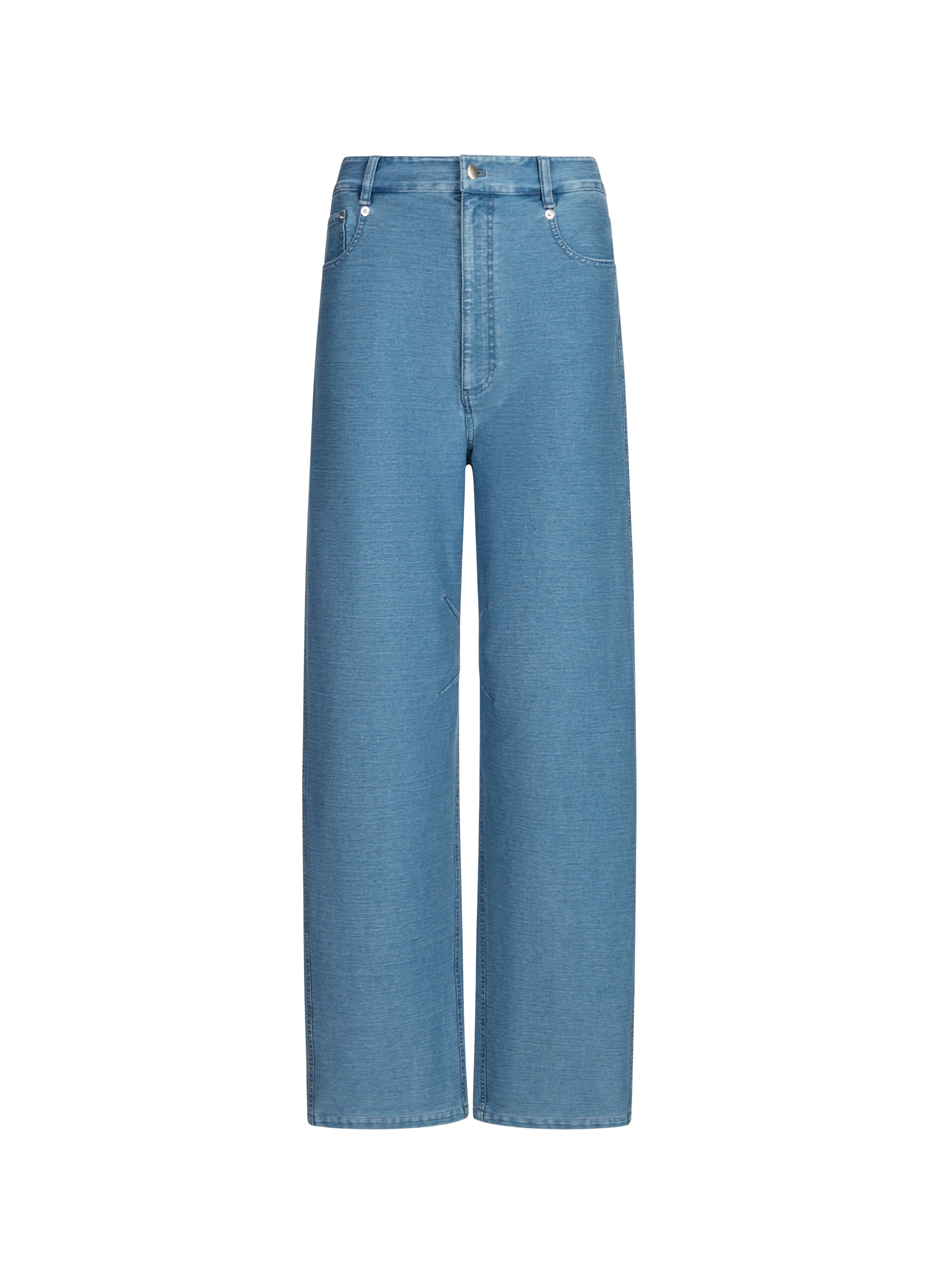 Weite Jeans aus Baumwollmischung TIBI Blau