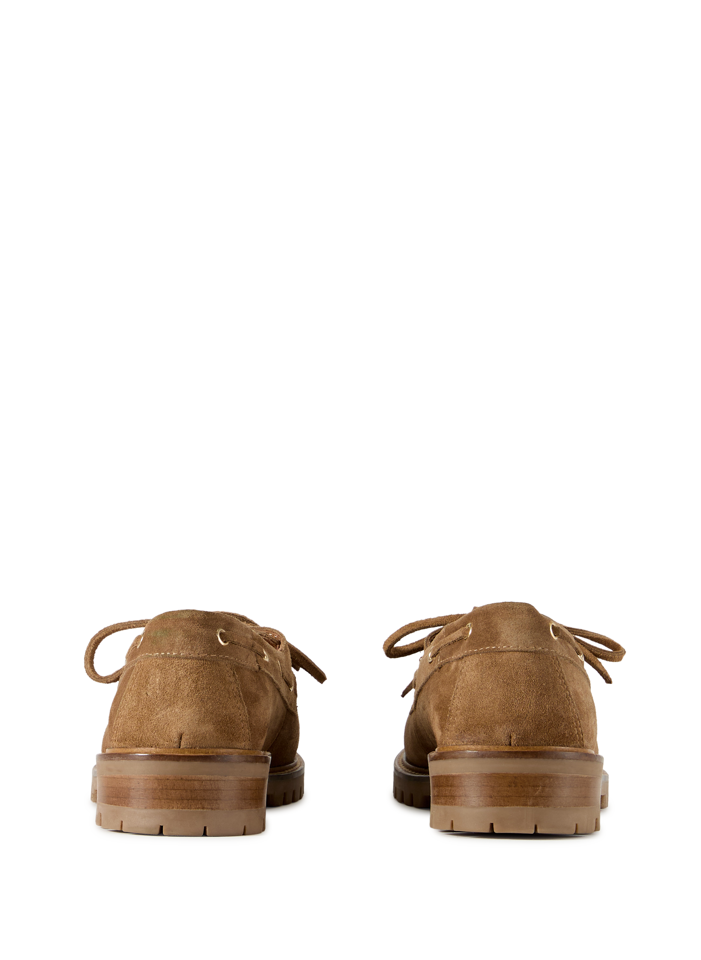 Bateaux chunky en daim SAISON 1865 Beige