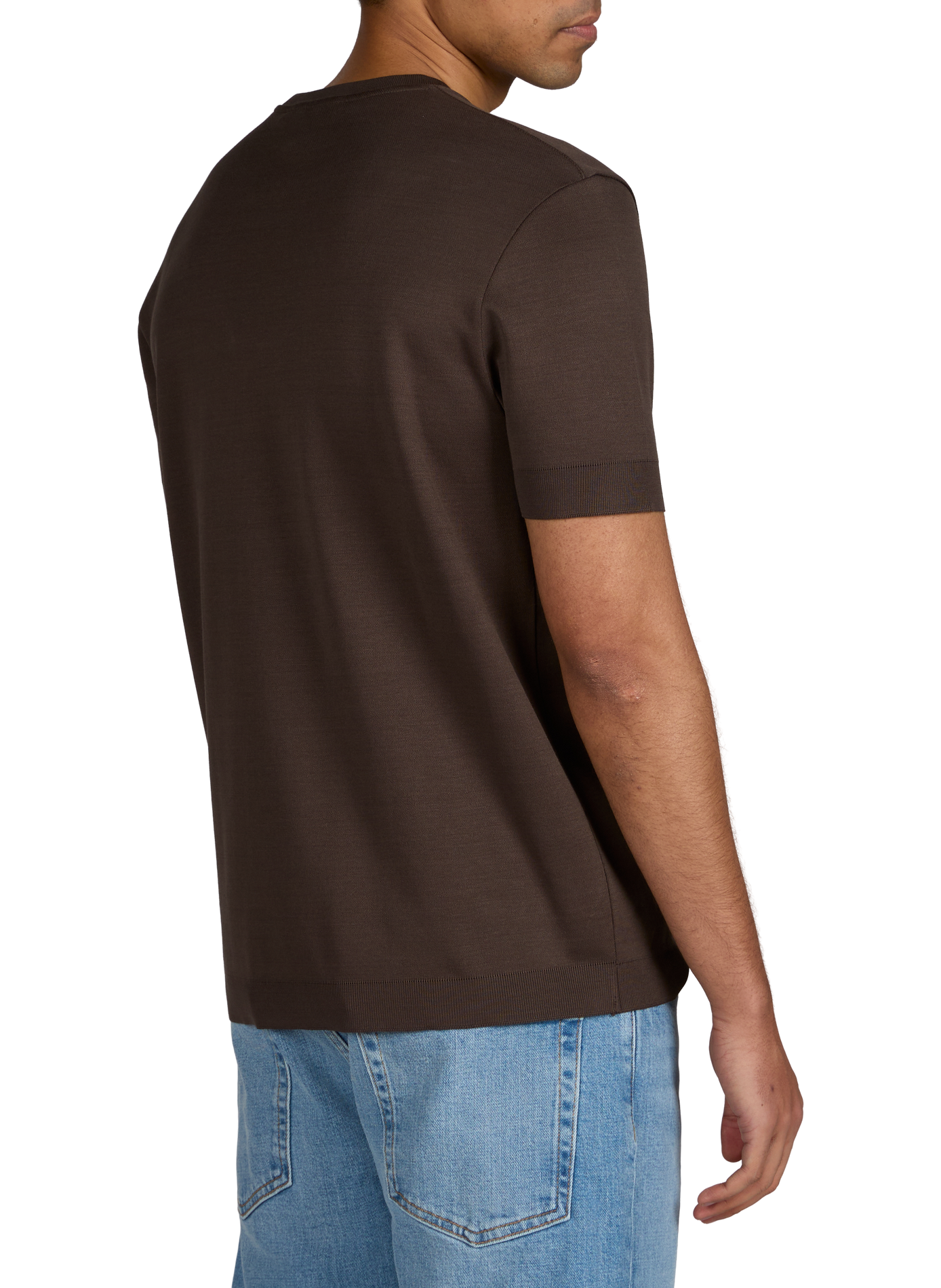 Classic Cotton T-Shirt WINDSOR Brown
