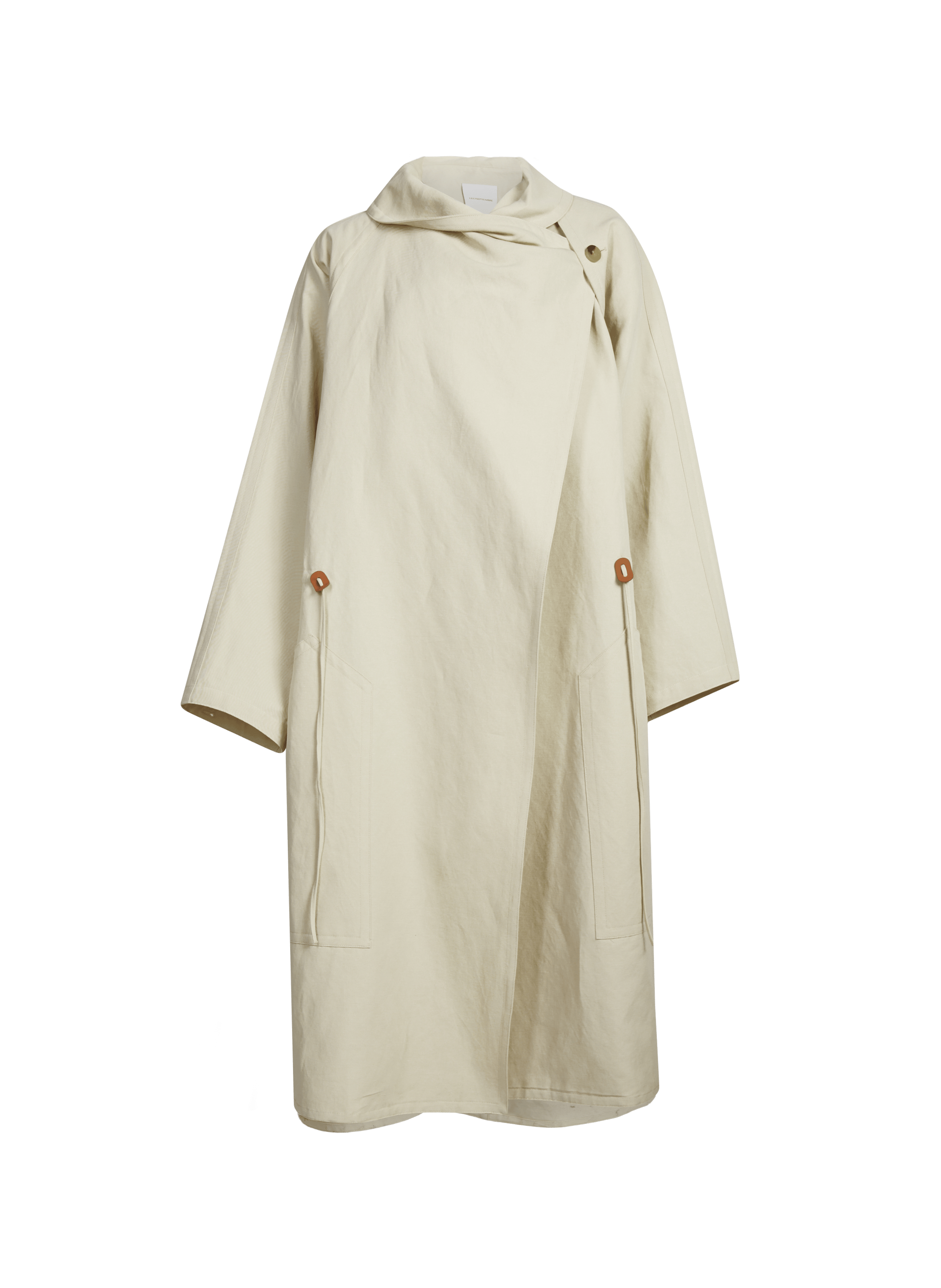 Linen and cotton coat LE 17 SEPTEMBRE Beige