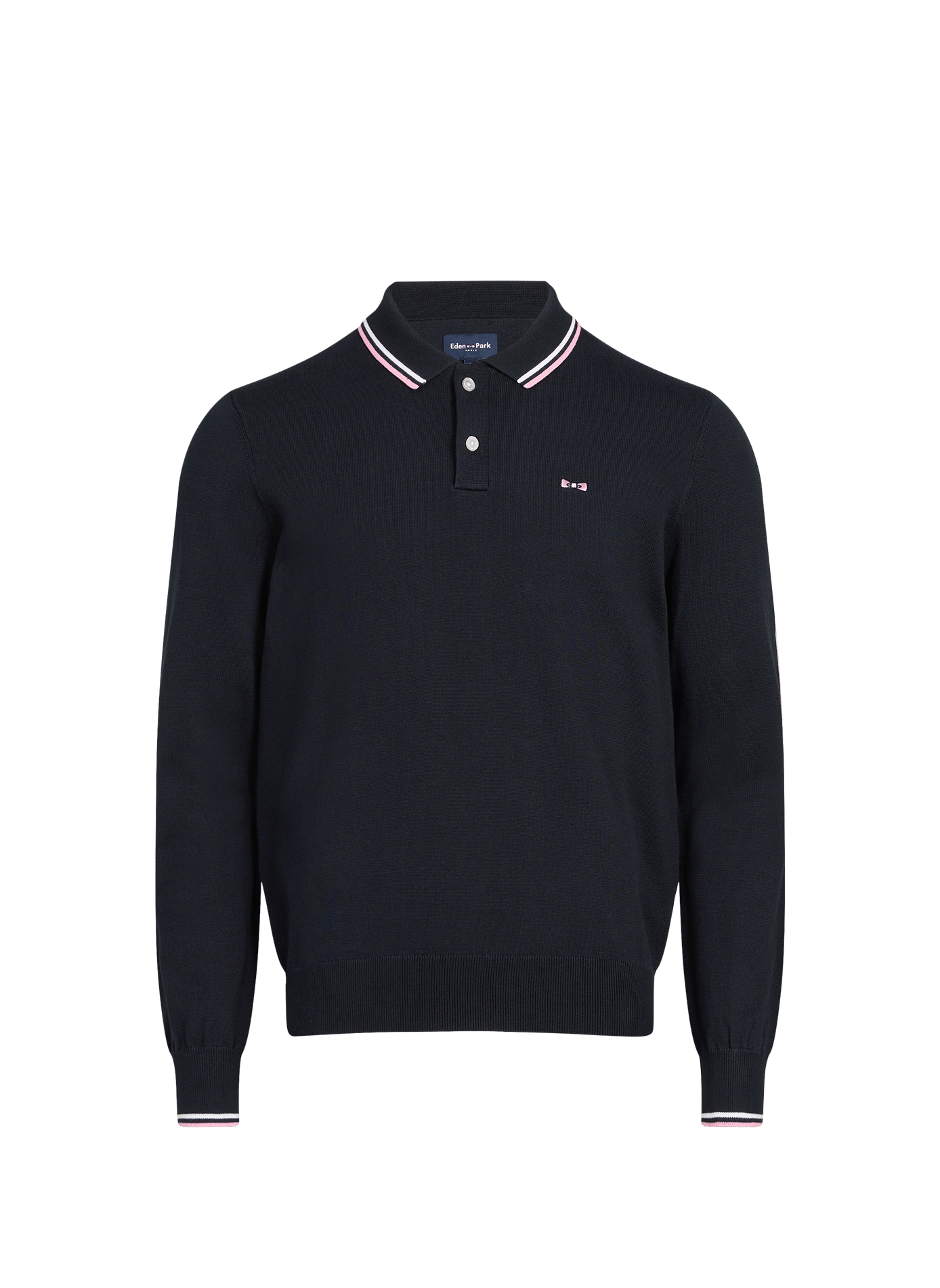 Polo droit en coton EDEN PARK Bleu