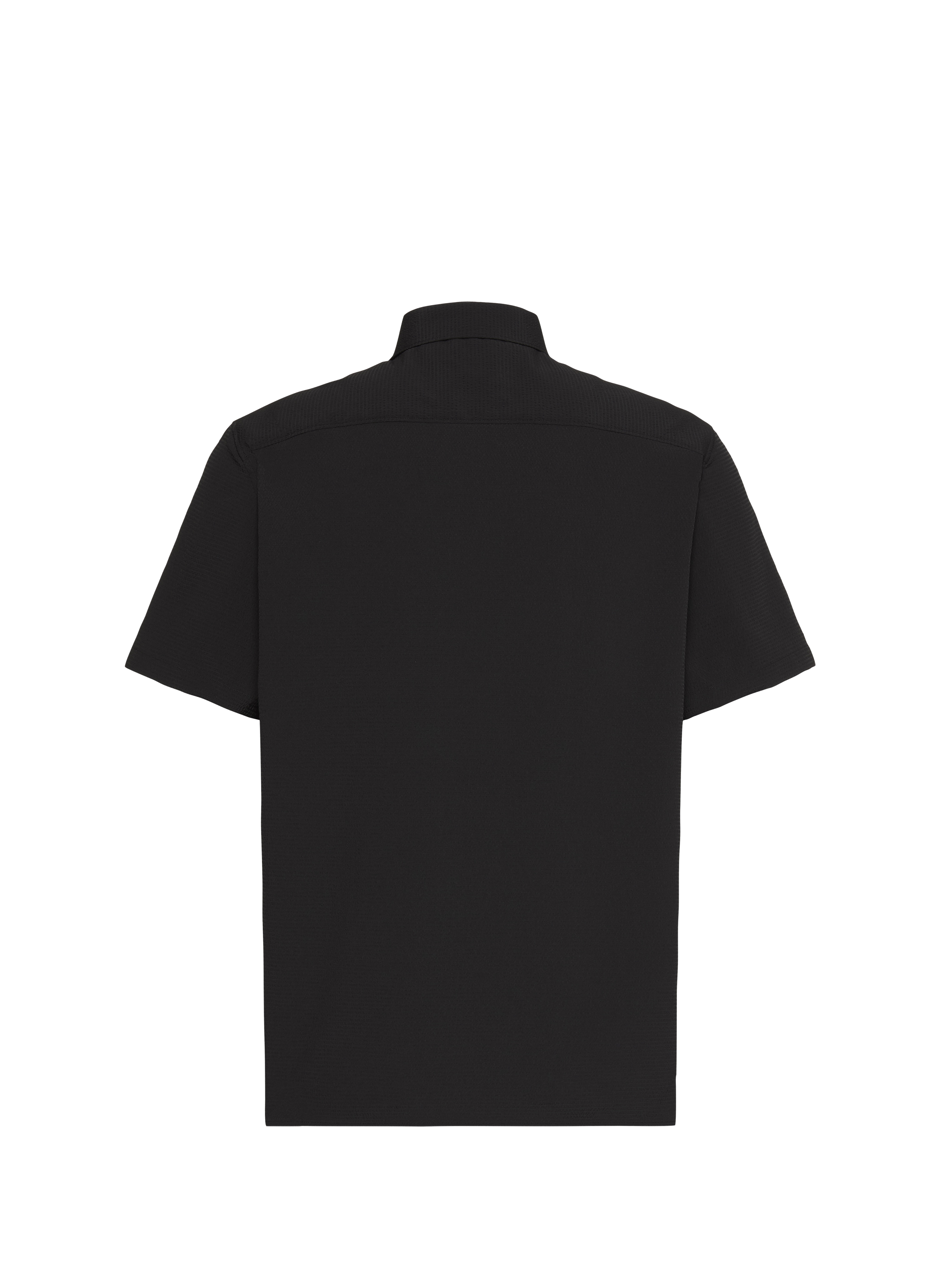 Chemise droite à manches courtes CALVIN KLEIN Noir