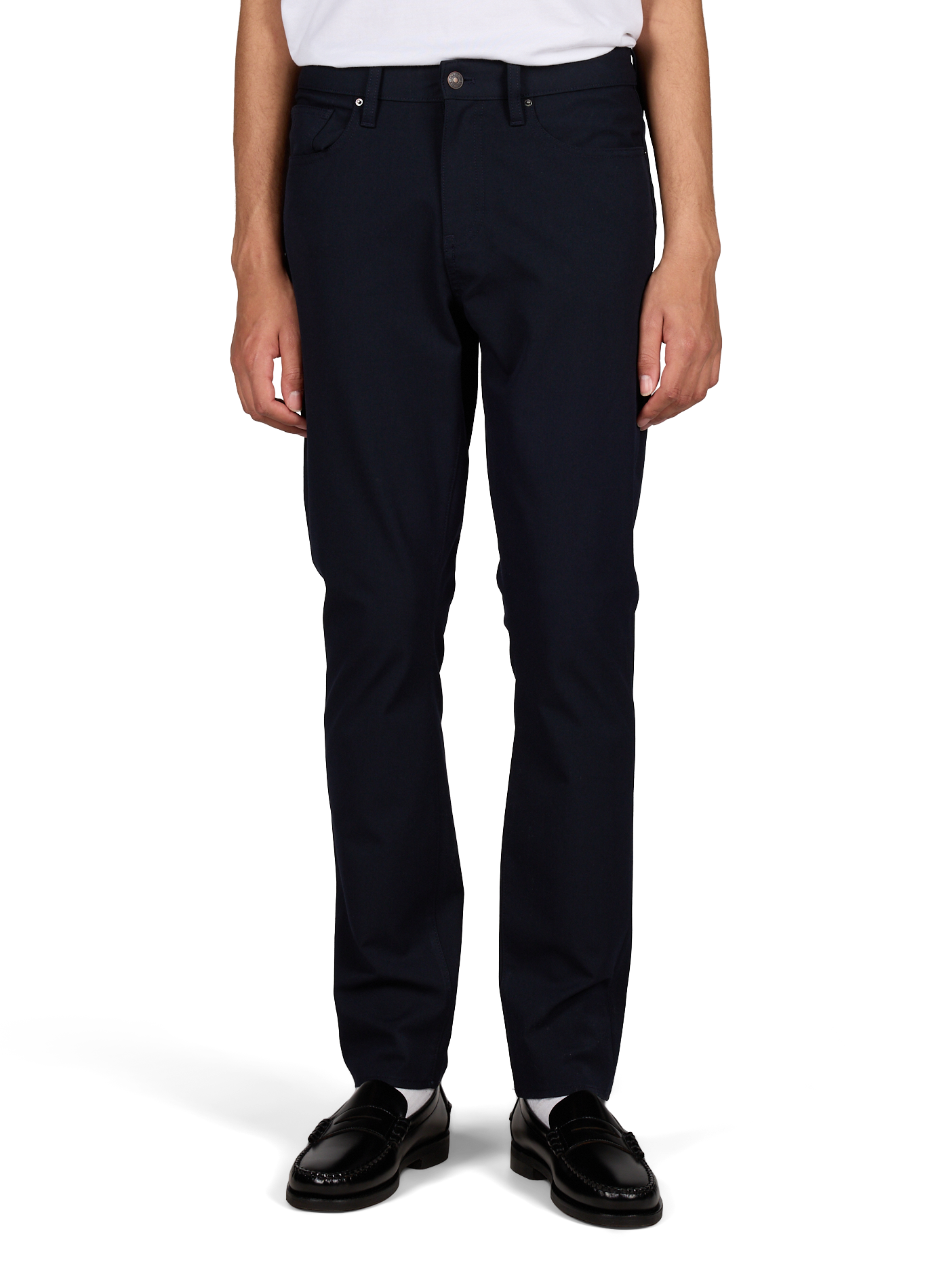 Plain slim-fit trousers ARMANI EXCHANGE Blue