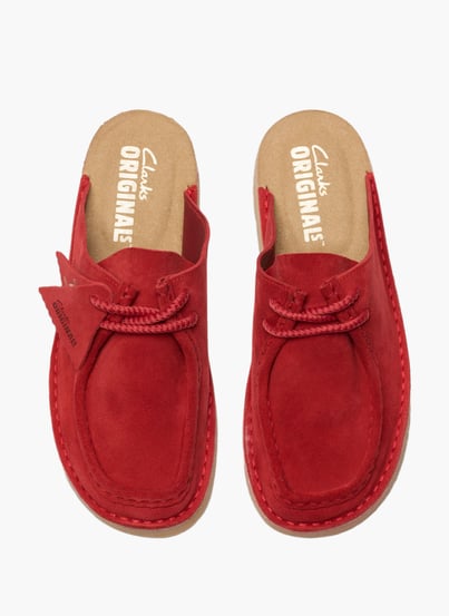 Clarks Mules Rouge Clarks Femme : Collection Printemps - été 2026 | Printemps