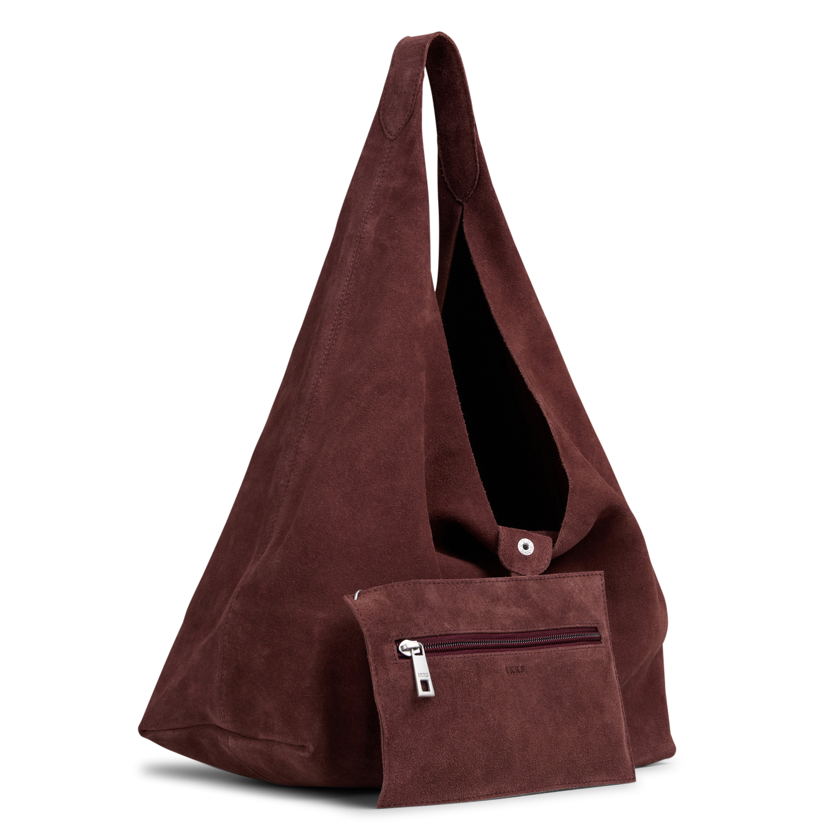 Cabas en cuir hobo m IKKS Marron