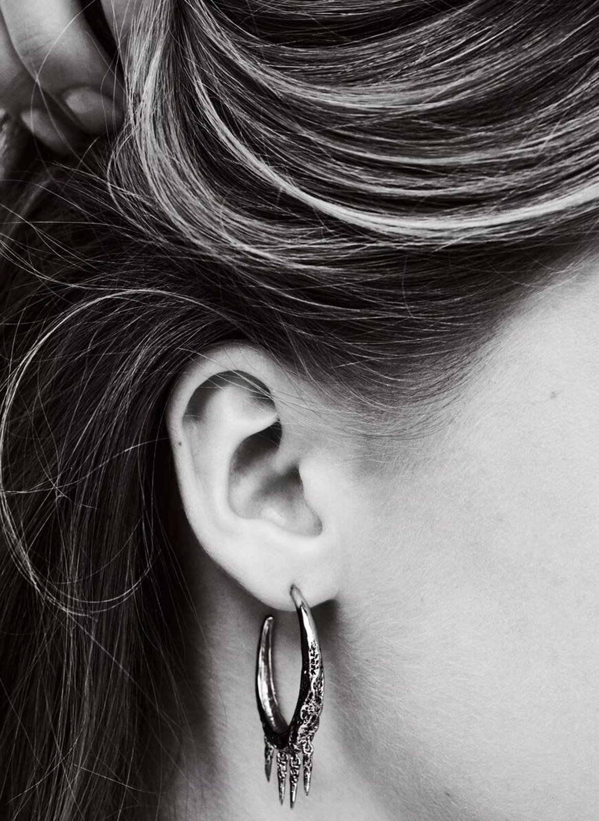 Alena hoop earrings BA&SH Silver