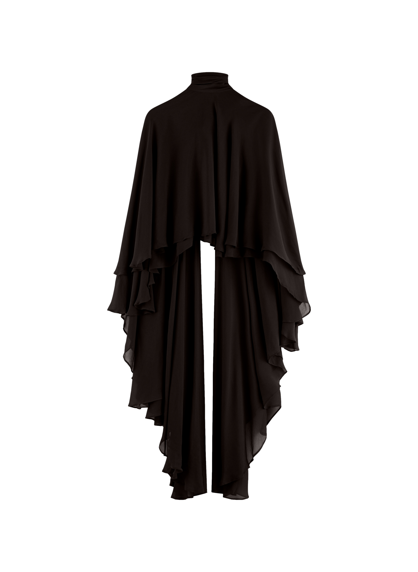 Flowy Maxi Cape ARAKII Brown