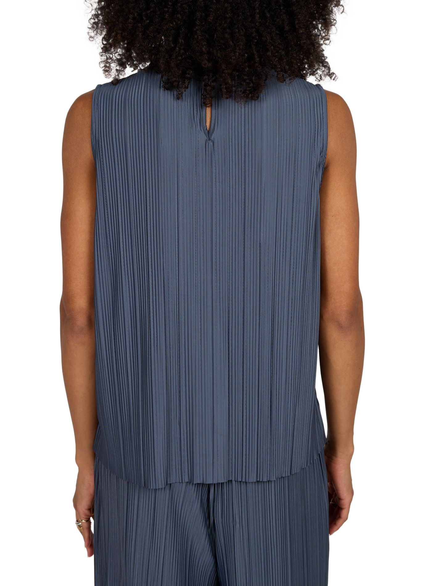 Pleated Top Sauma O-N | Blue SAMSOE SAMSOE Women