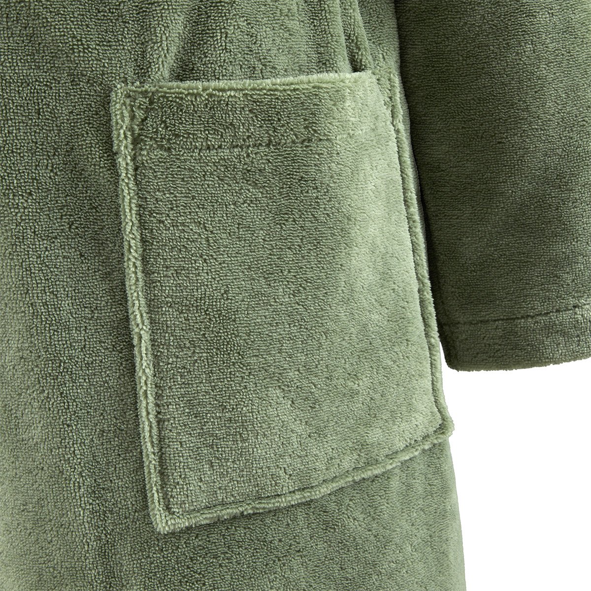 Peignoir long en polaire, decembre DESFORGES Vert