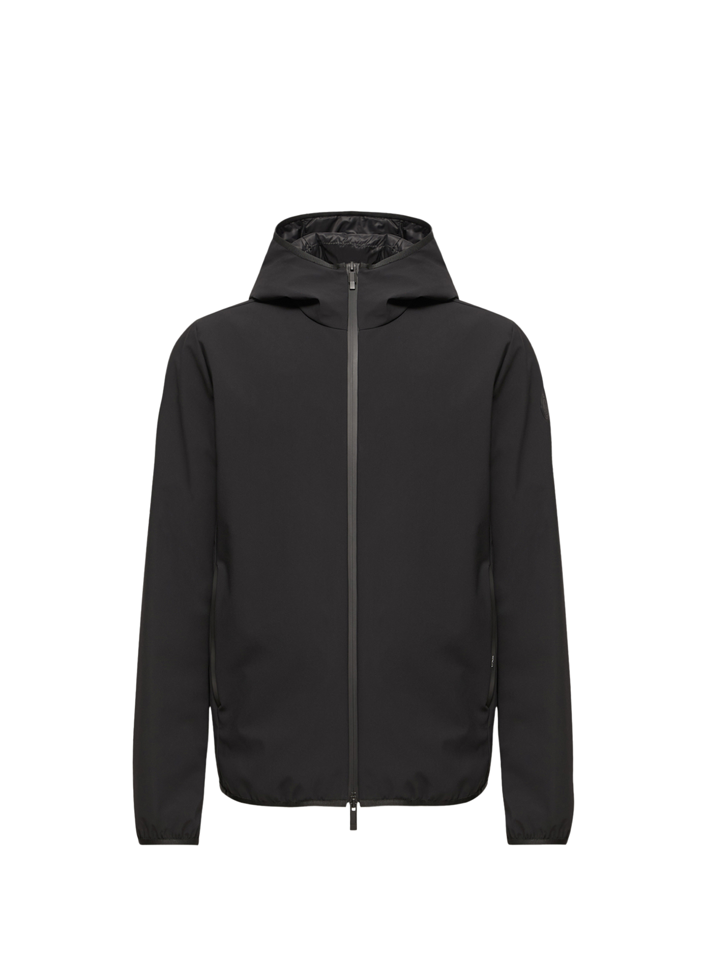 Piumino con cappuccio Ciampolin con orlo elasticizzato MONCLER Nero