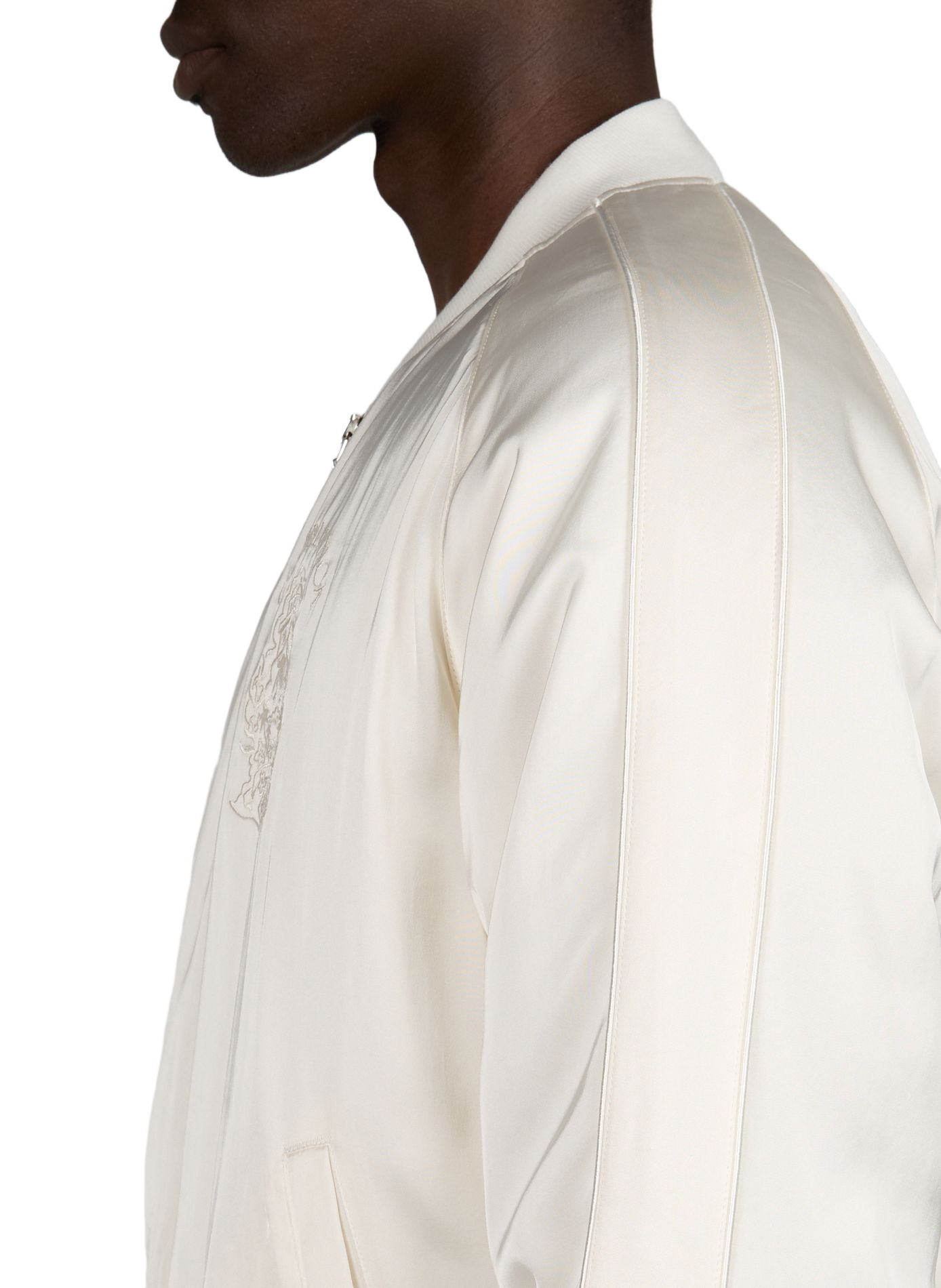 Blouson droit à broderie CASABLANCA PARIS Beige