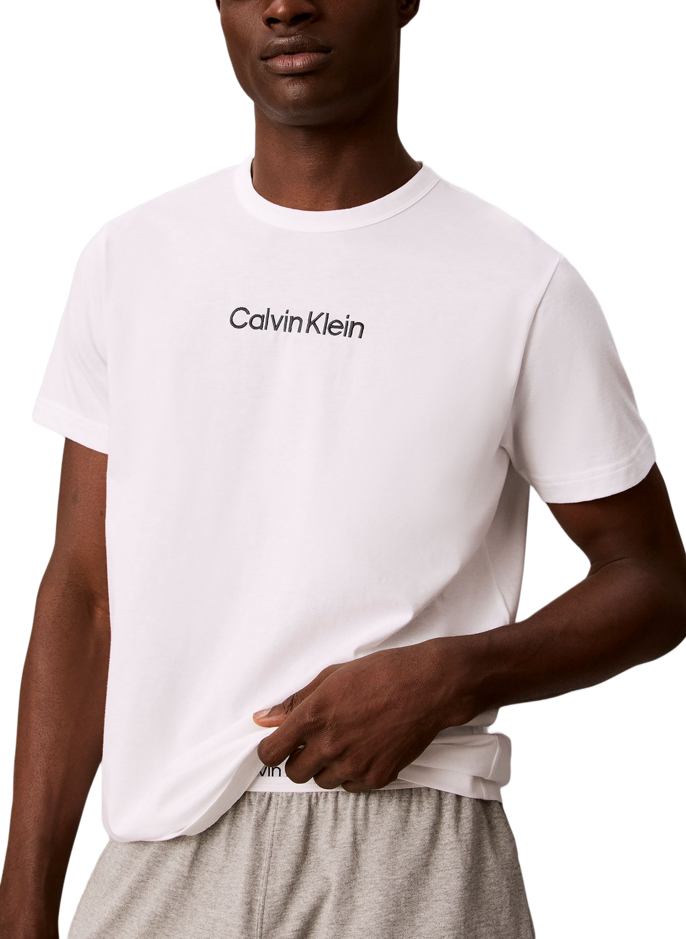 Katoenen T-shirt CALVIN KLEIN Wit