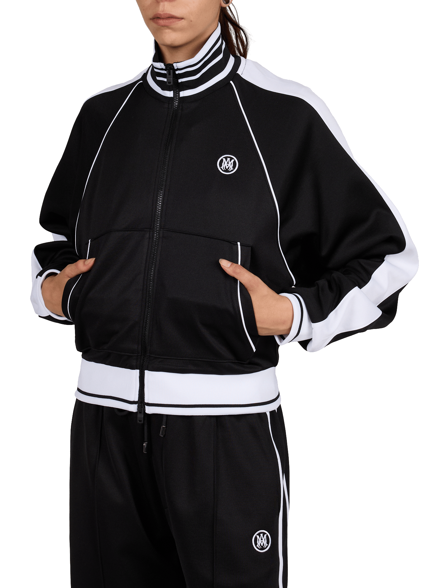 Sweat zippé col montant AMIRI Noir