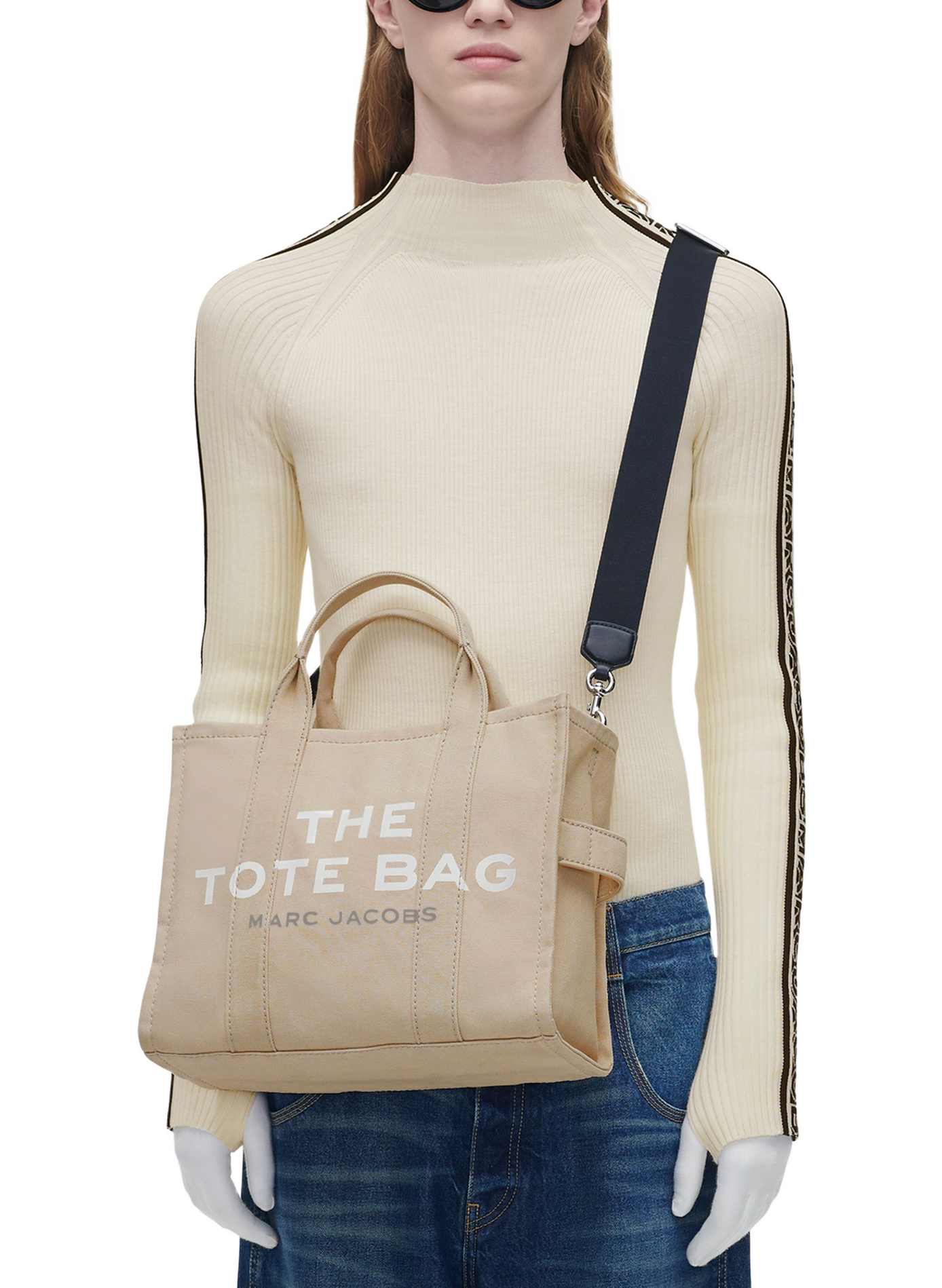 Tas cabas The Canvas Medium Tote Bag | Beige MARC JACOBS Dames