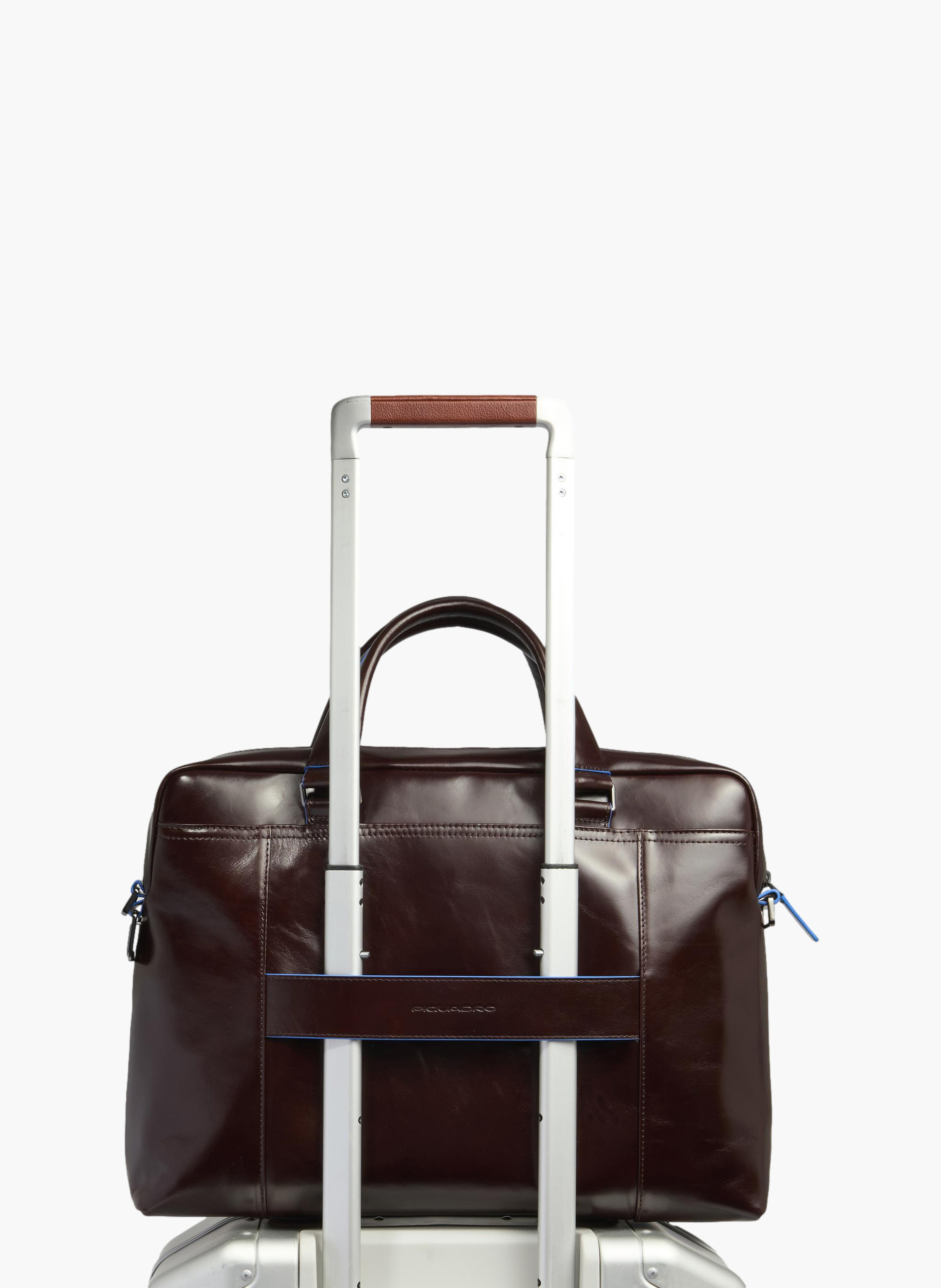 Sac personnalisable pour ordinateur 14" PIQUADRO Marron