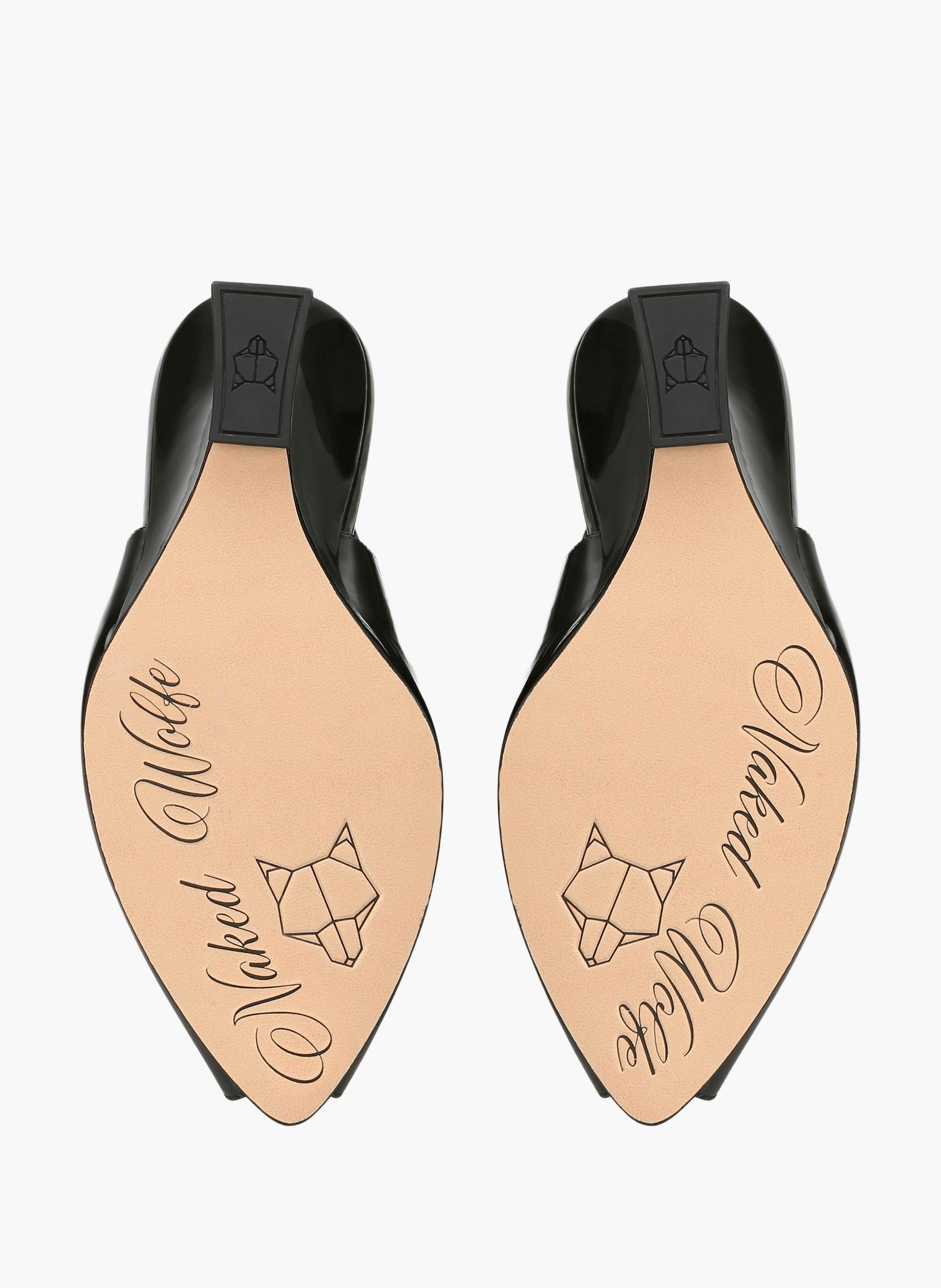 Ronnie Pumps aus Lackleder NAKED WOLFE Schwarz