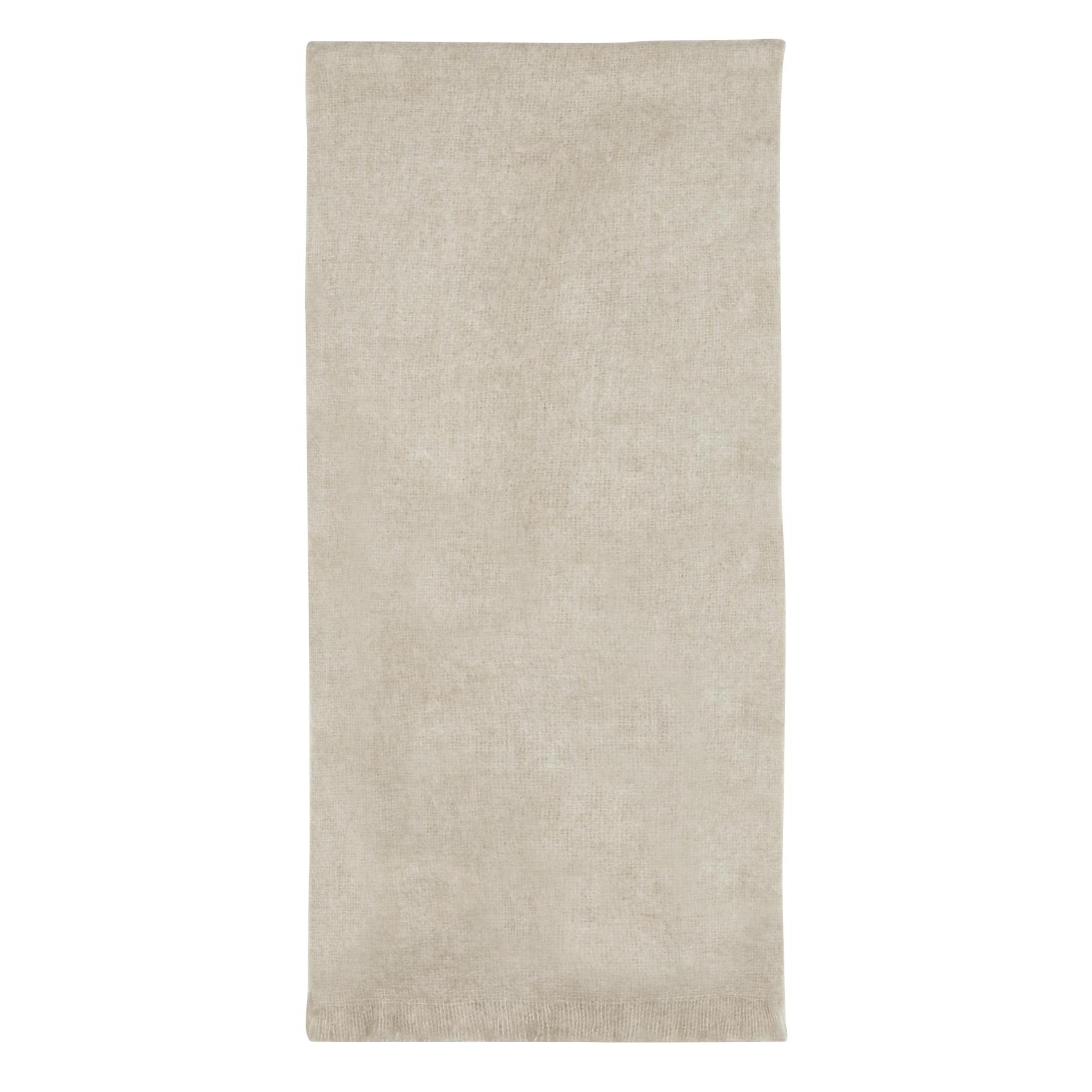 Brede sjaal met franjes LA FEE MARABOUTEE Beige