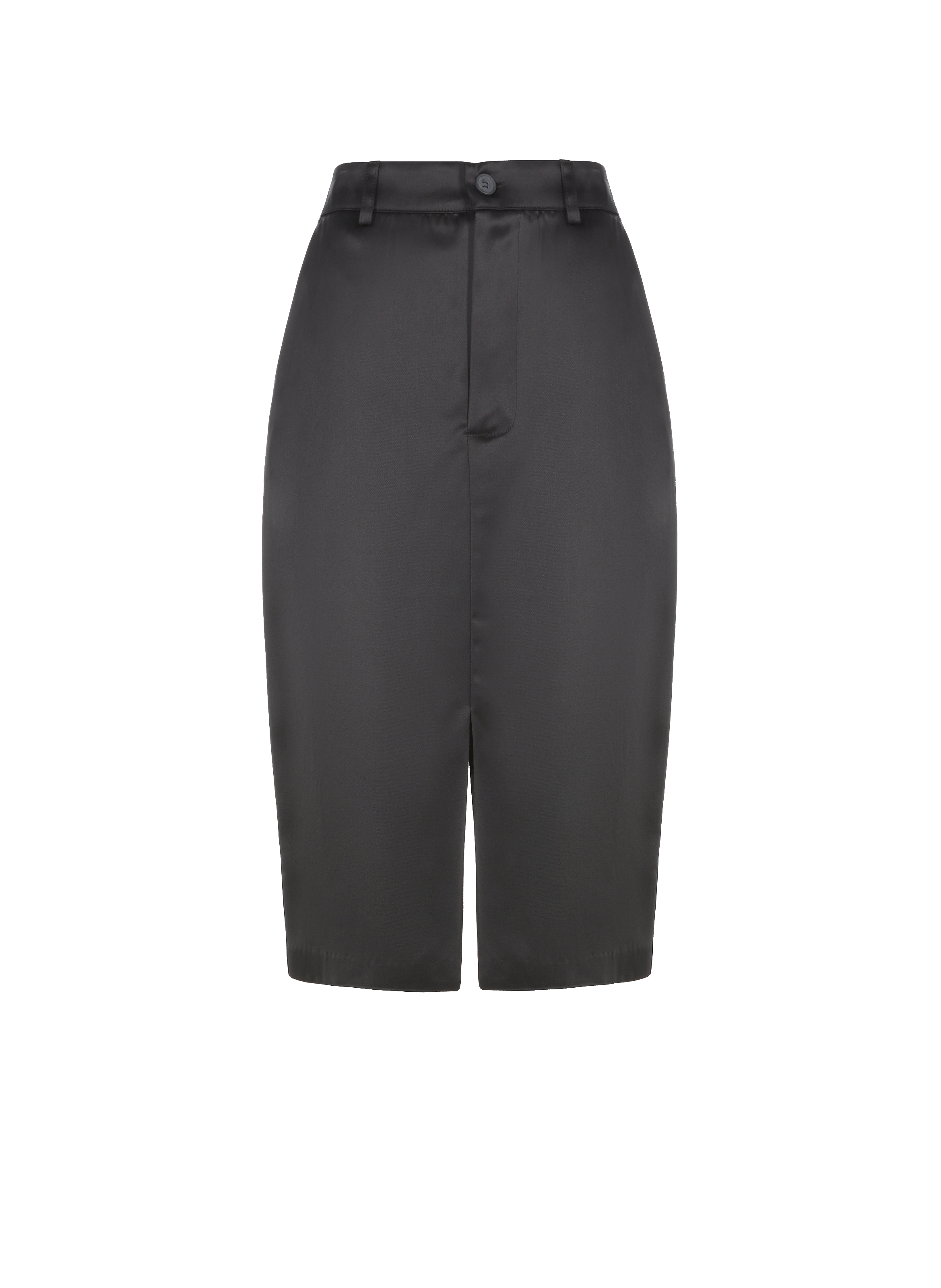 Satin pencil skirt SAISON 1865 Black