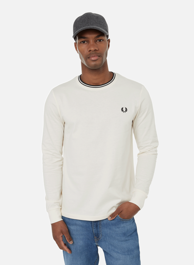 Long-sleeved cotton T-shirt FRED PERRY