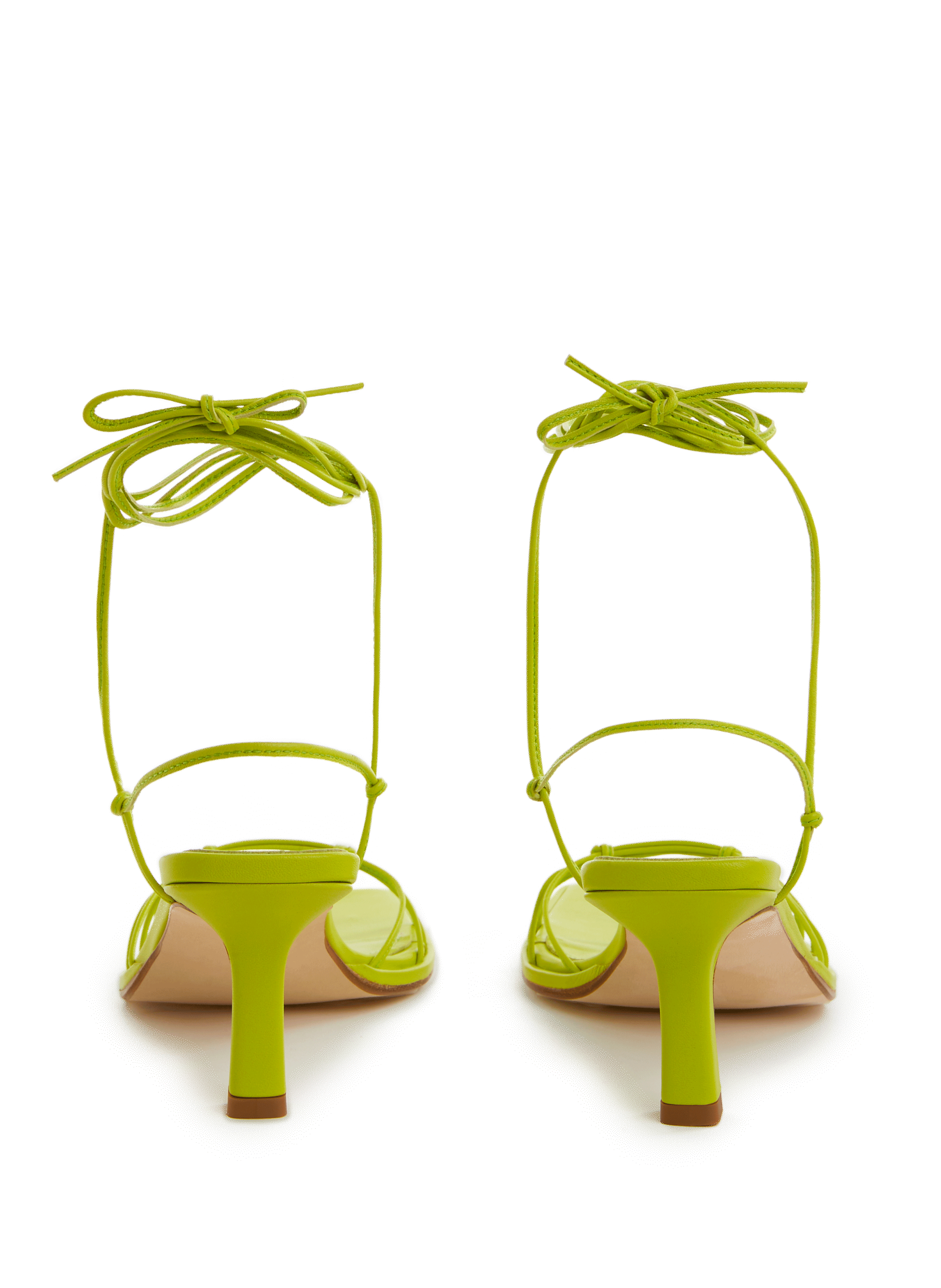 Roda heeled sandals AEYDE Green