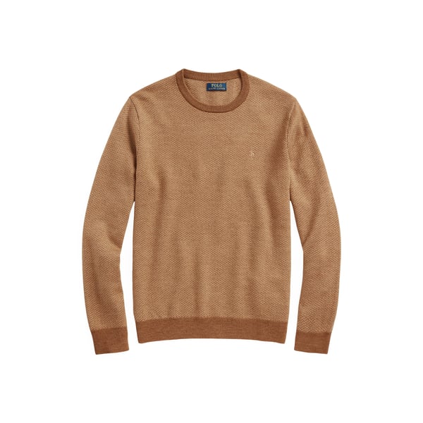 Pull col rond en laine