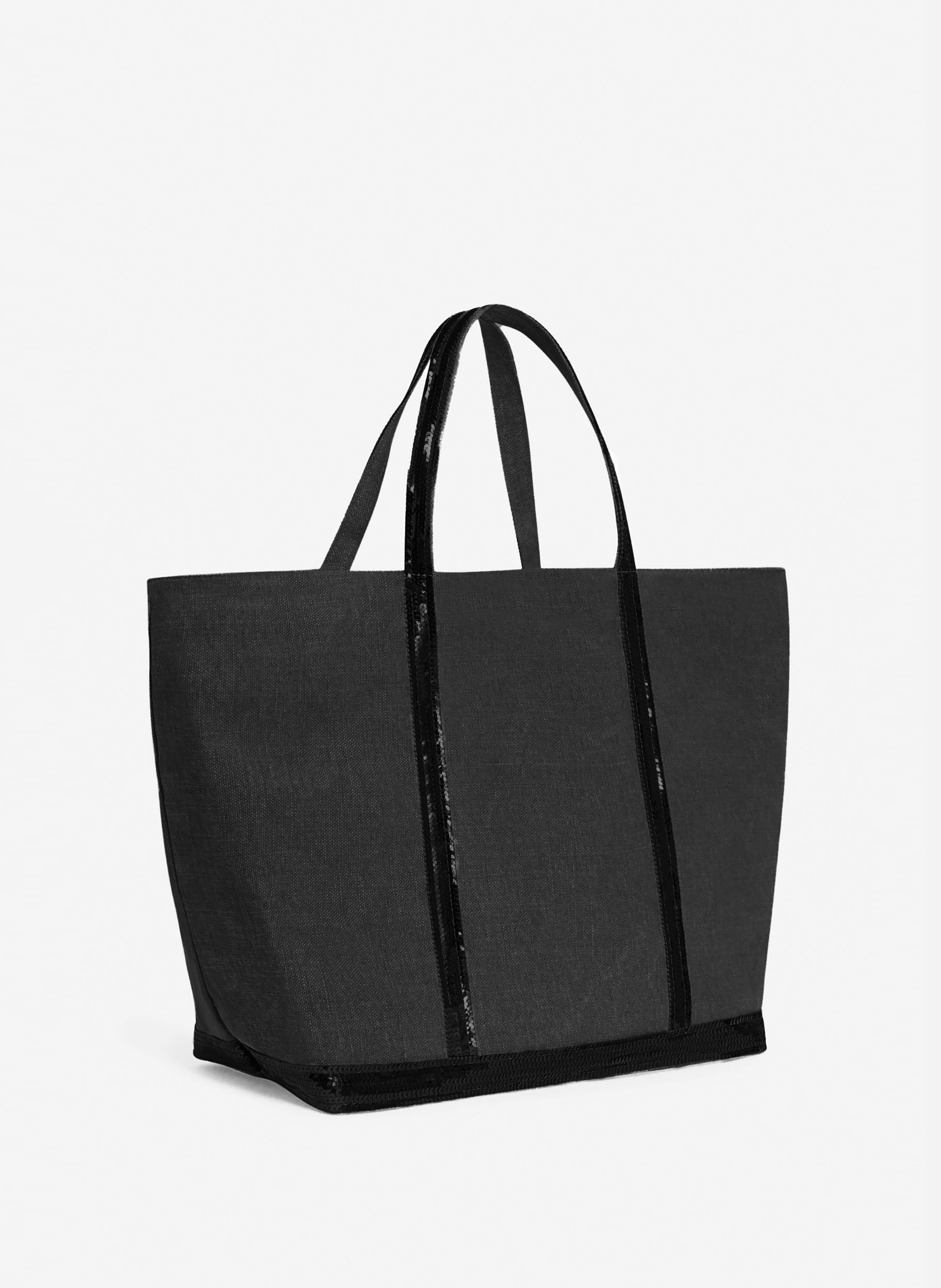 Cabas xl en lin VANESSA BRUNO Noir