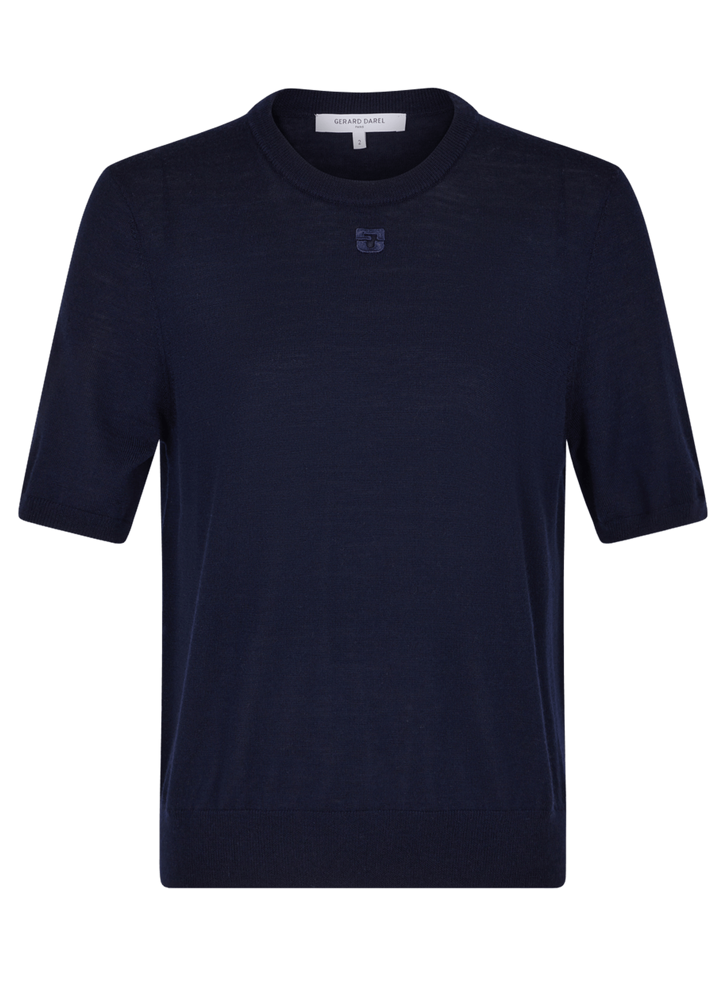 Pull manches courtes en laine - lysea GERARD DAREL Bleu