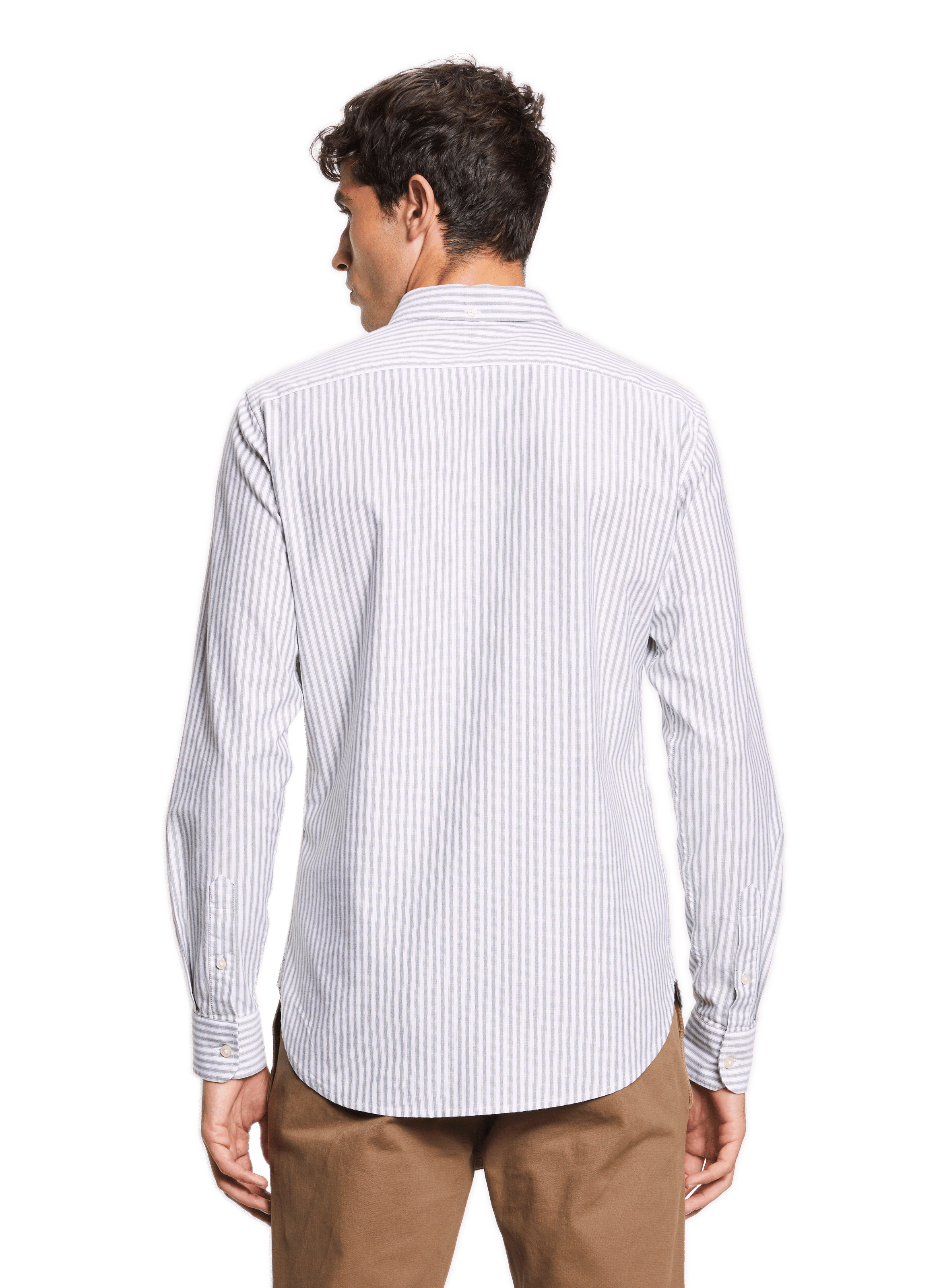 Chemise rayé en coton DOCKERS Kaki