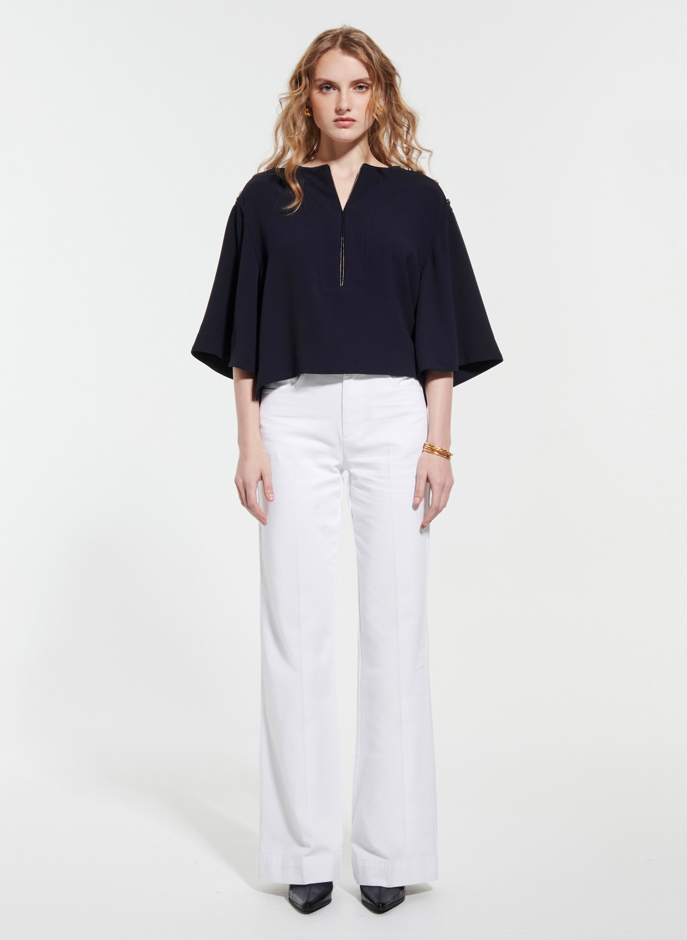 Jeans  jessie ZAPA Blanc