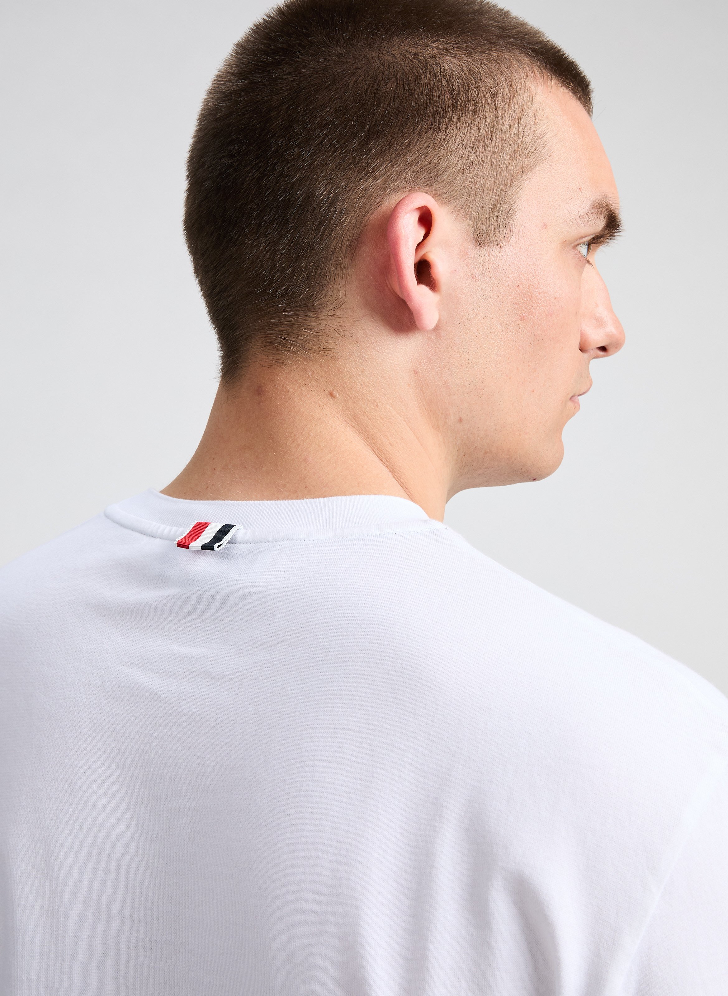 Long sleeve T-shirt THOM BROWNE White