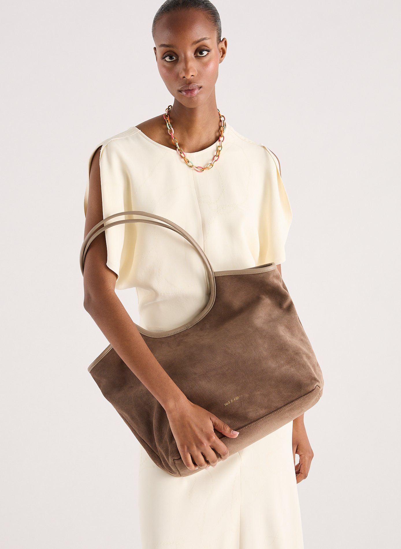 Sac cabas Milan NAT &amp; NIN Beige