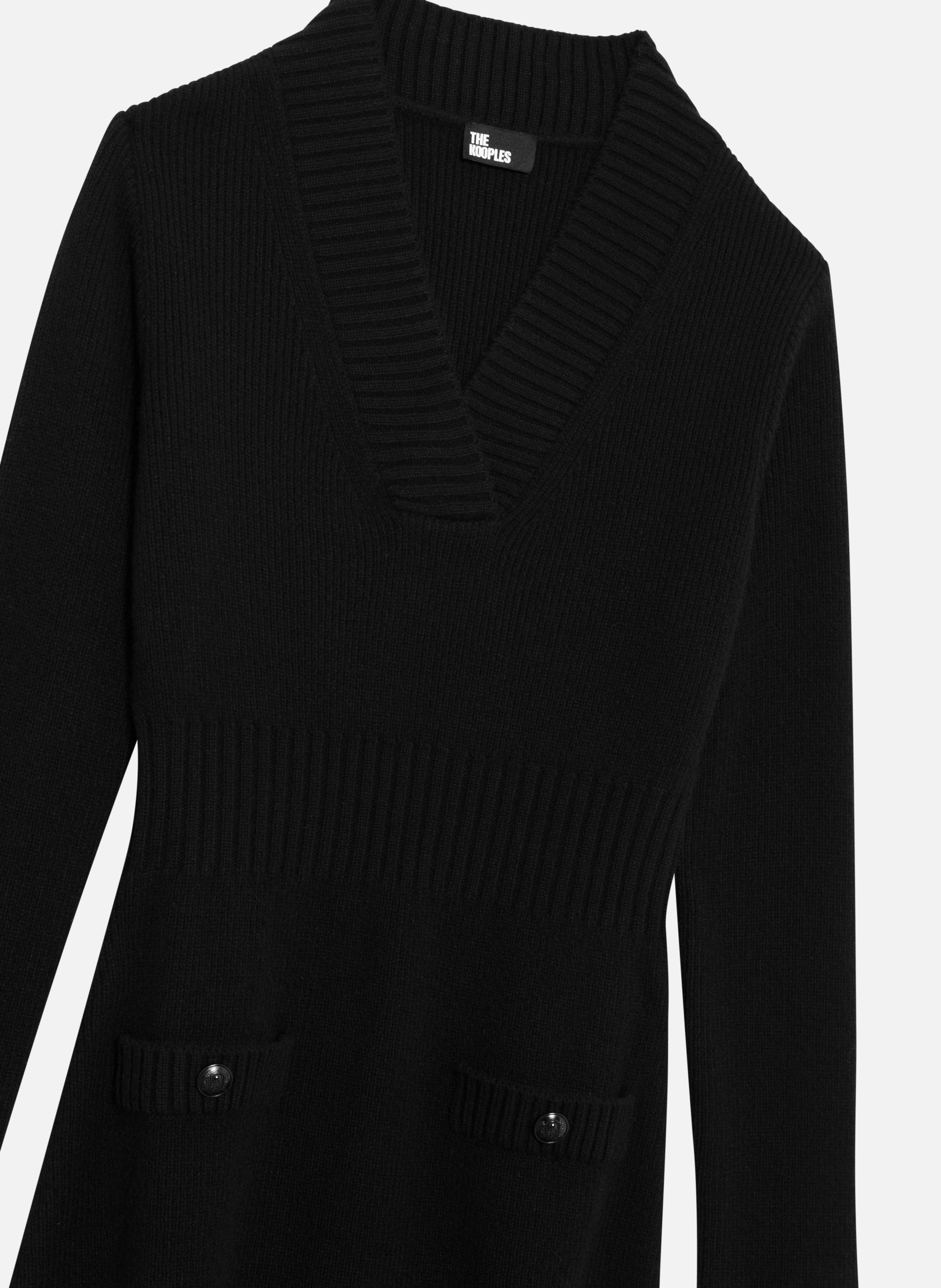 Robe longue en laine THE KOOPLES Noir