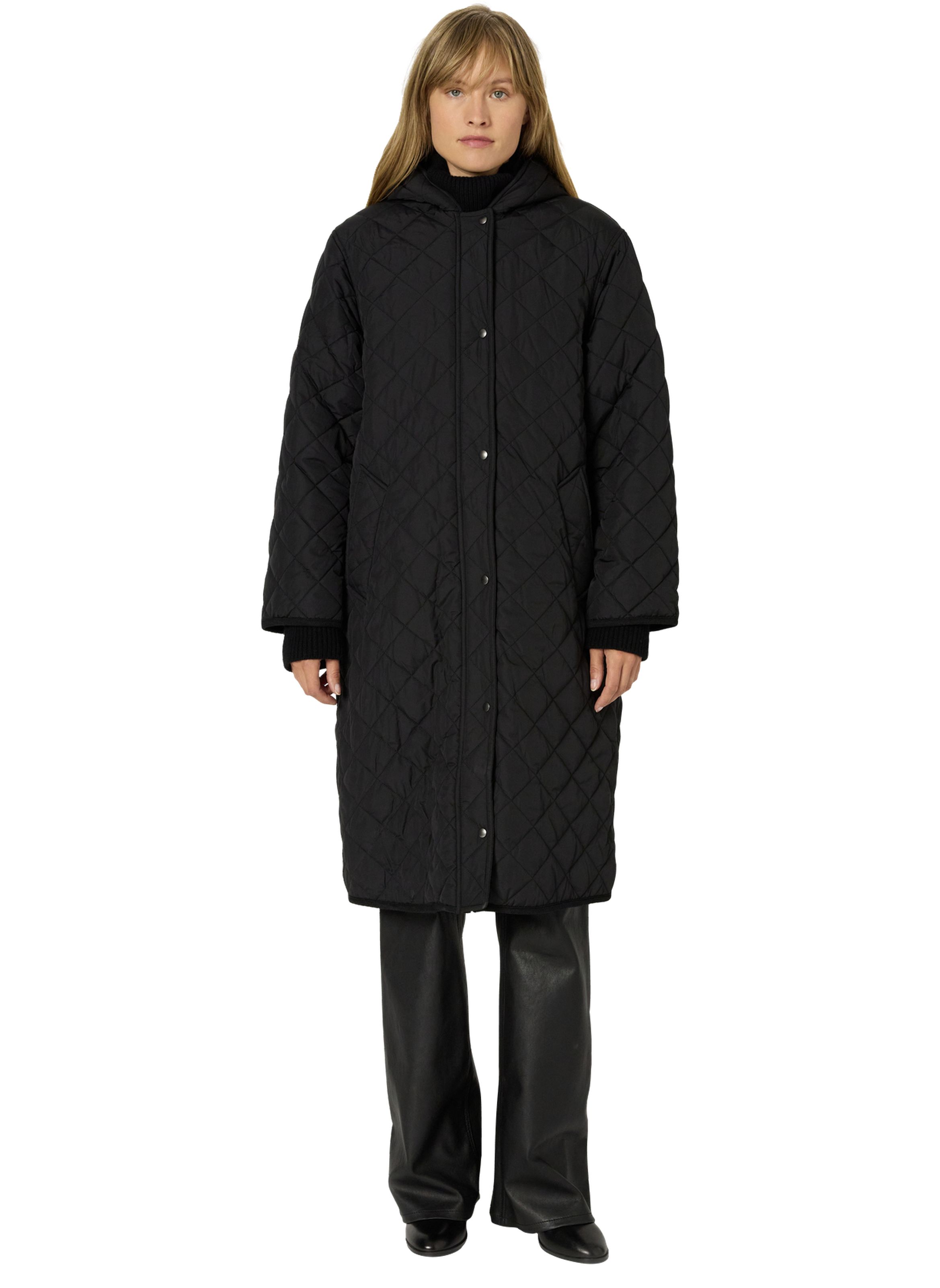 Doudoune longue matelassée - maeva GERARD DAREL Noir