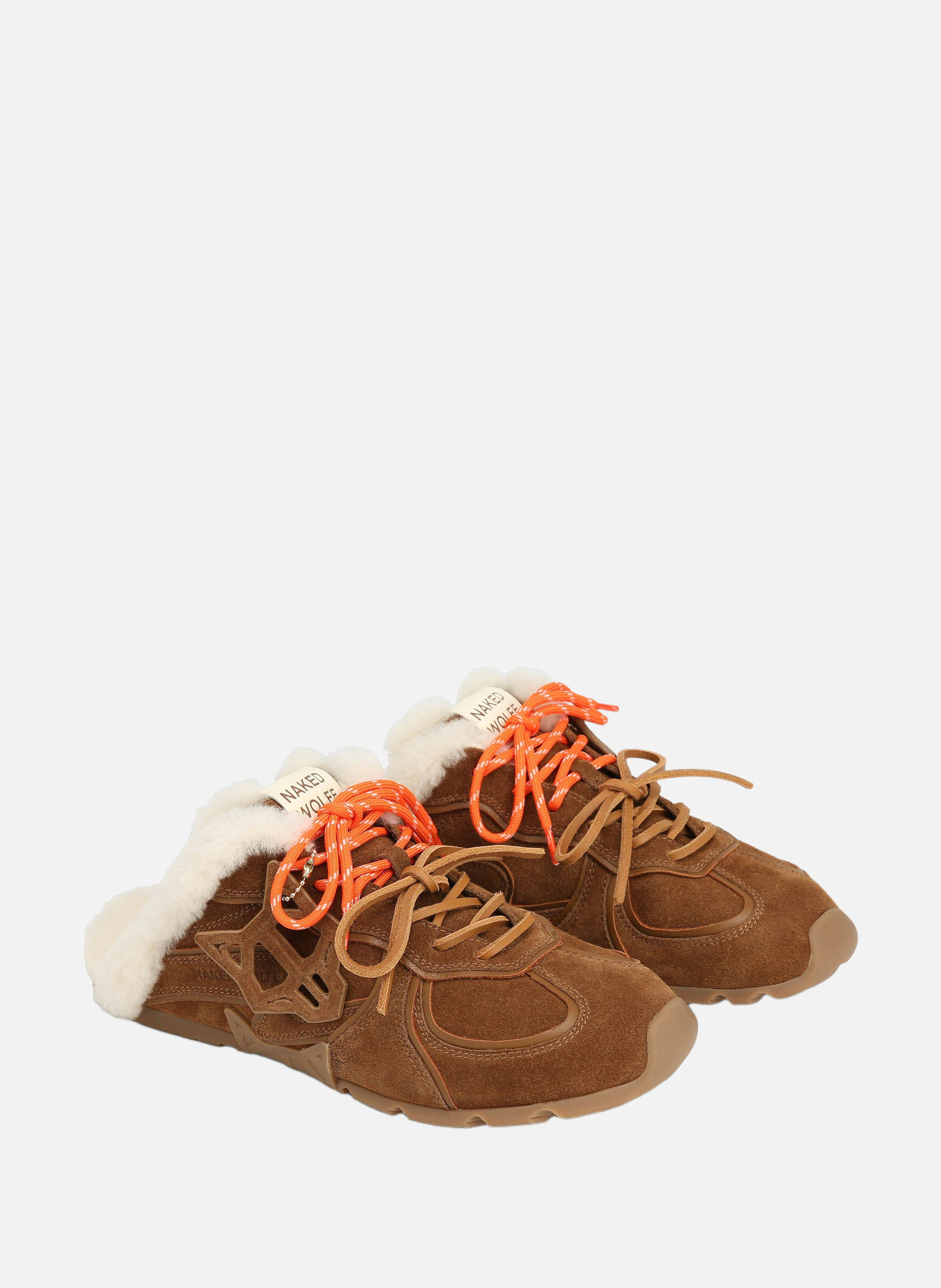 Mules arc NAKED WOLFE Marron
