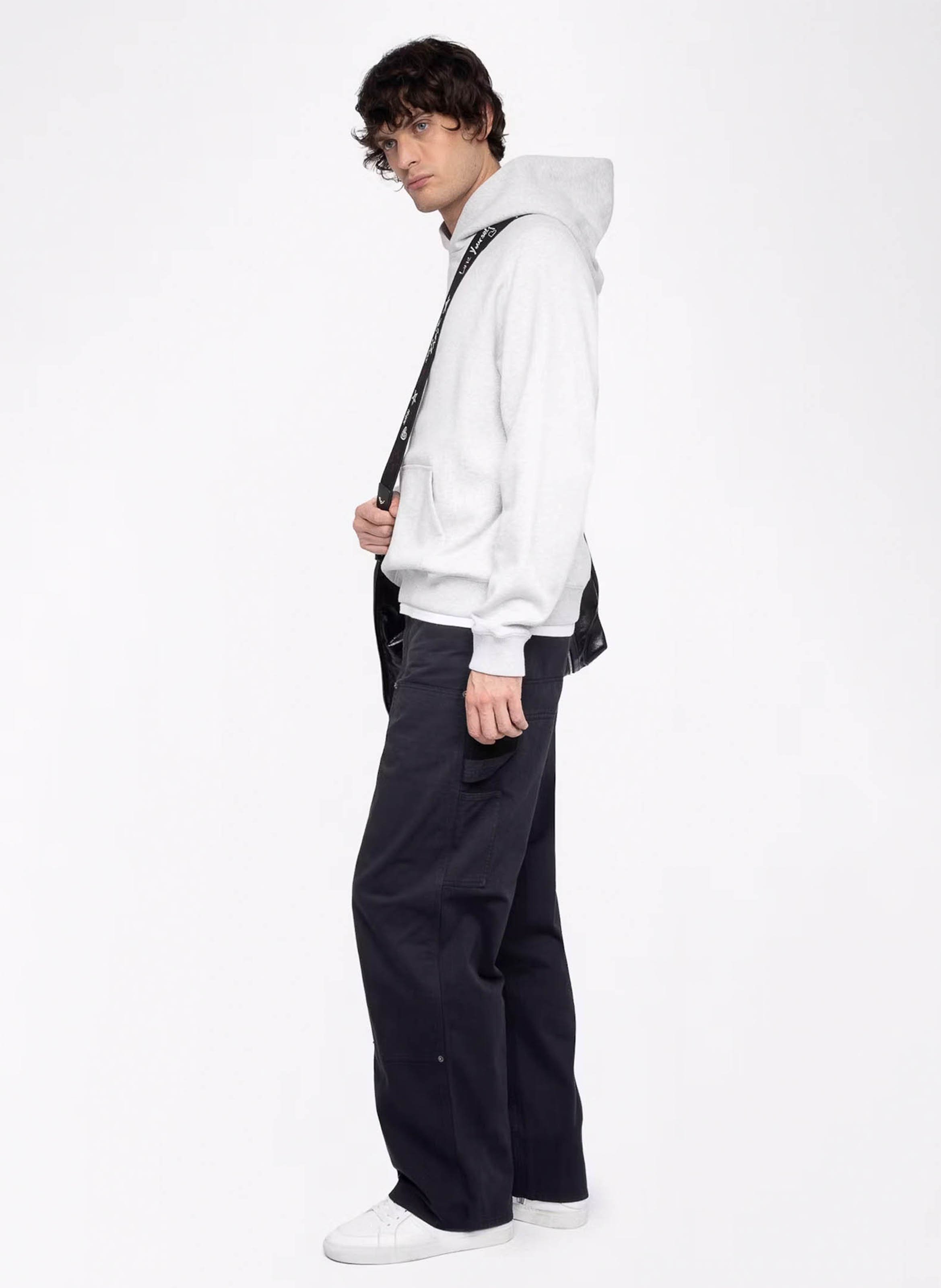 Sweat à capuche droit en coton georgio ZADIG&VOLTAIRE Gris