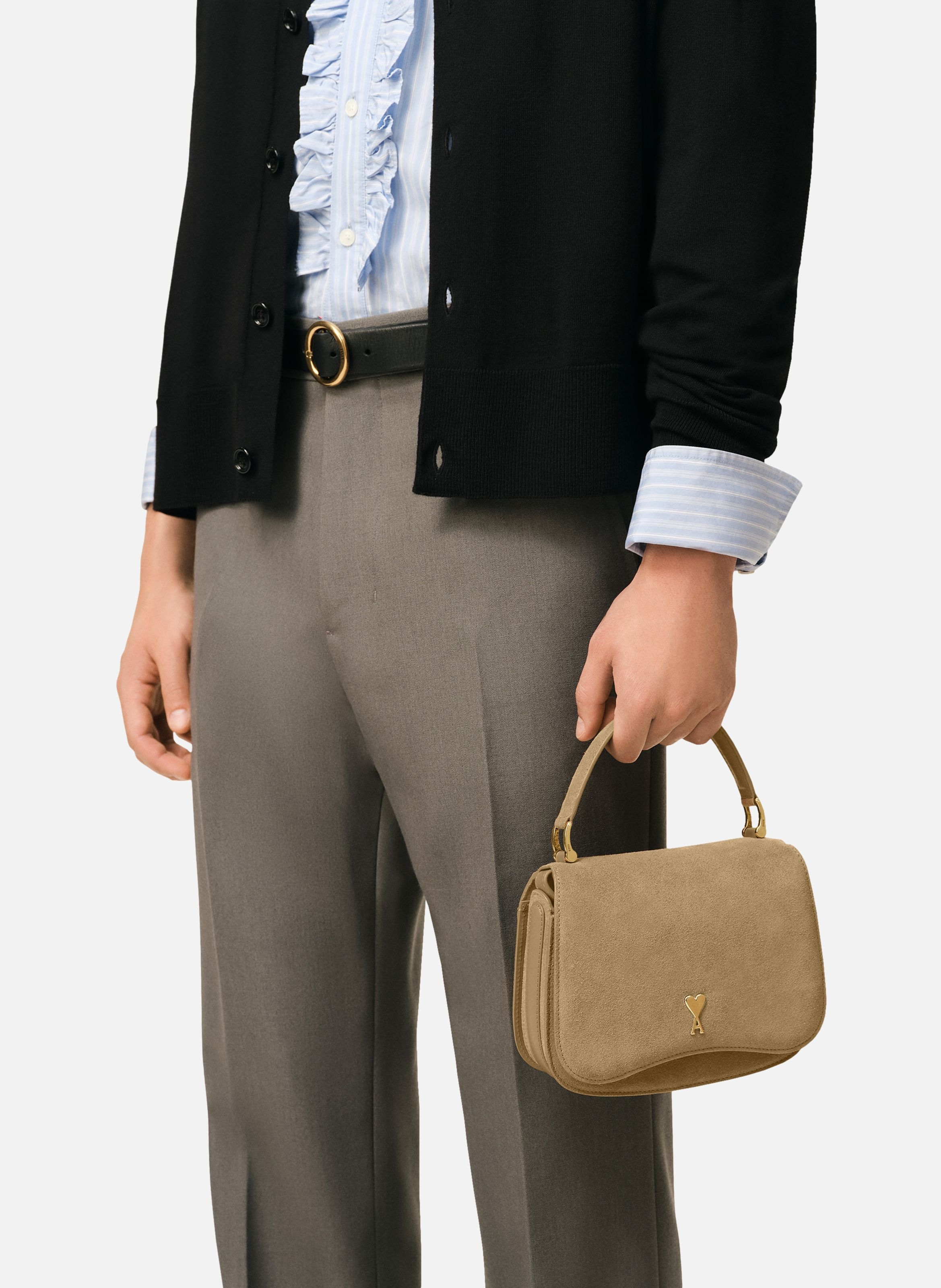 Sac porté main paris paris unisexe AMI PARIS Jaune