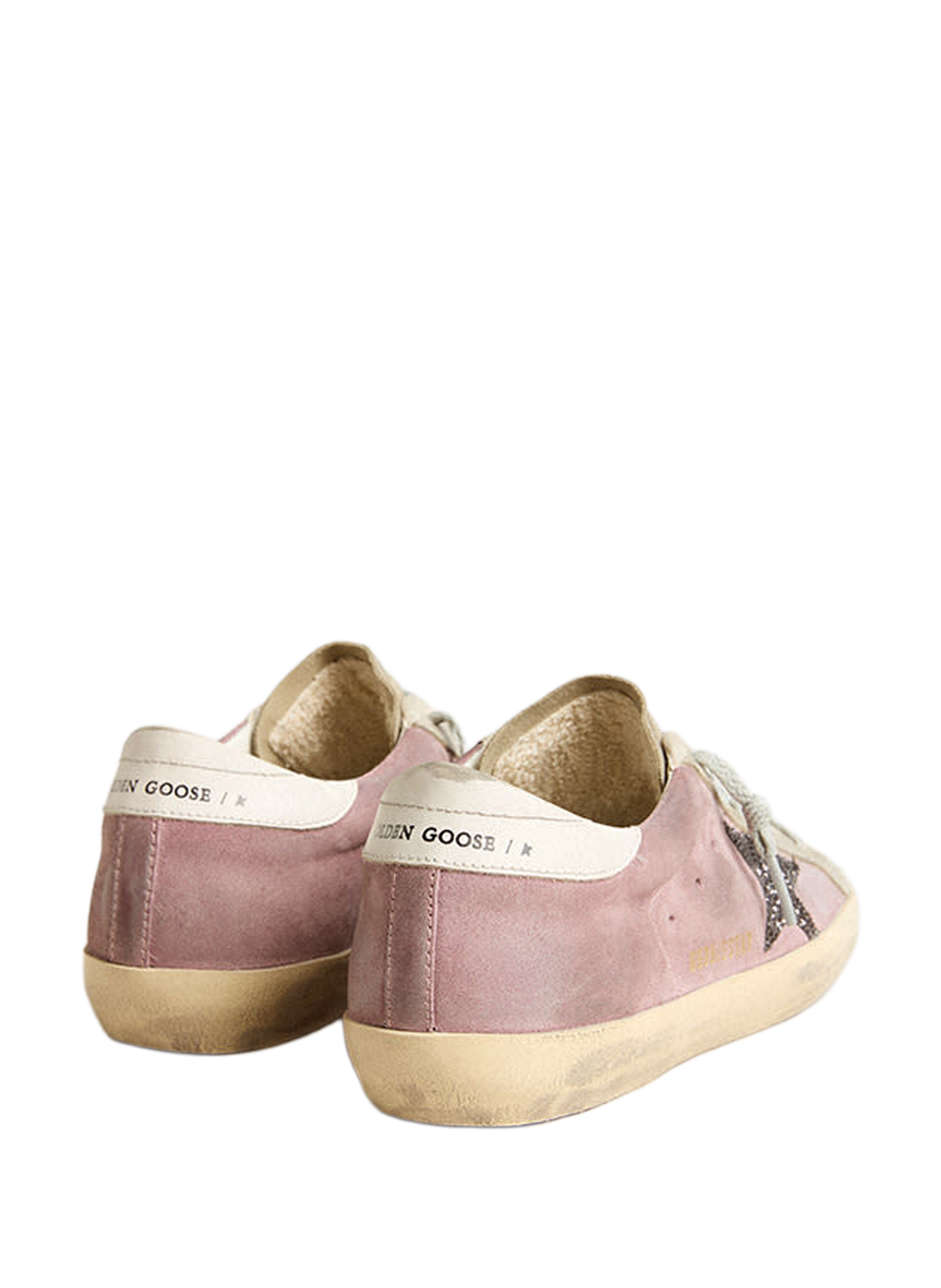 Baskets Super-Star en daim GOLDEN GOOSE Violet