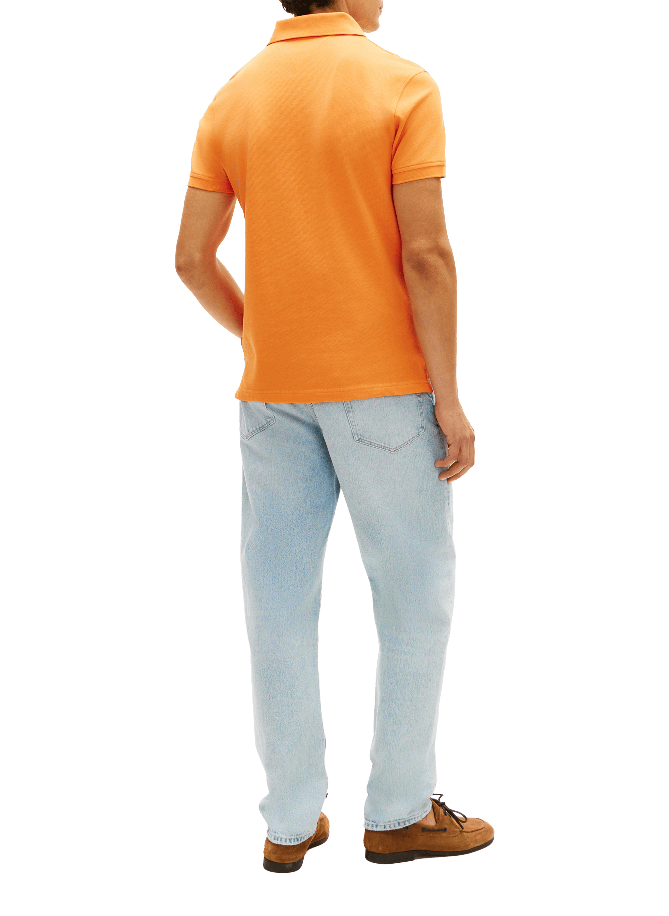 Polo en coton organique Orange