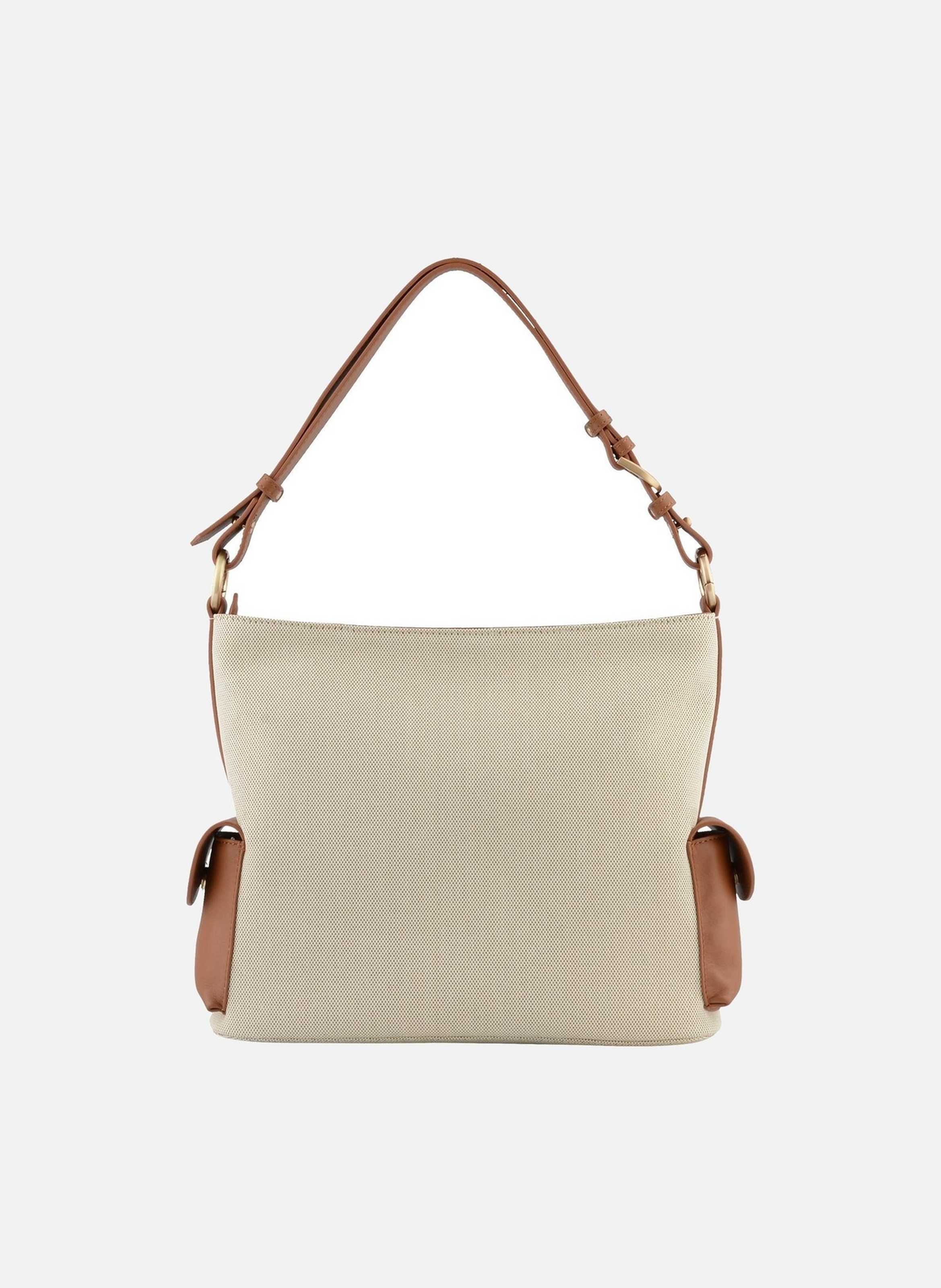 Reporter coton | sac porté épaule POURCHET Doré