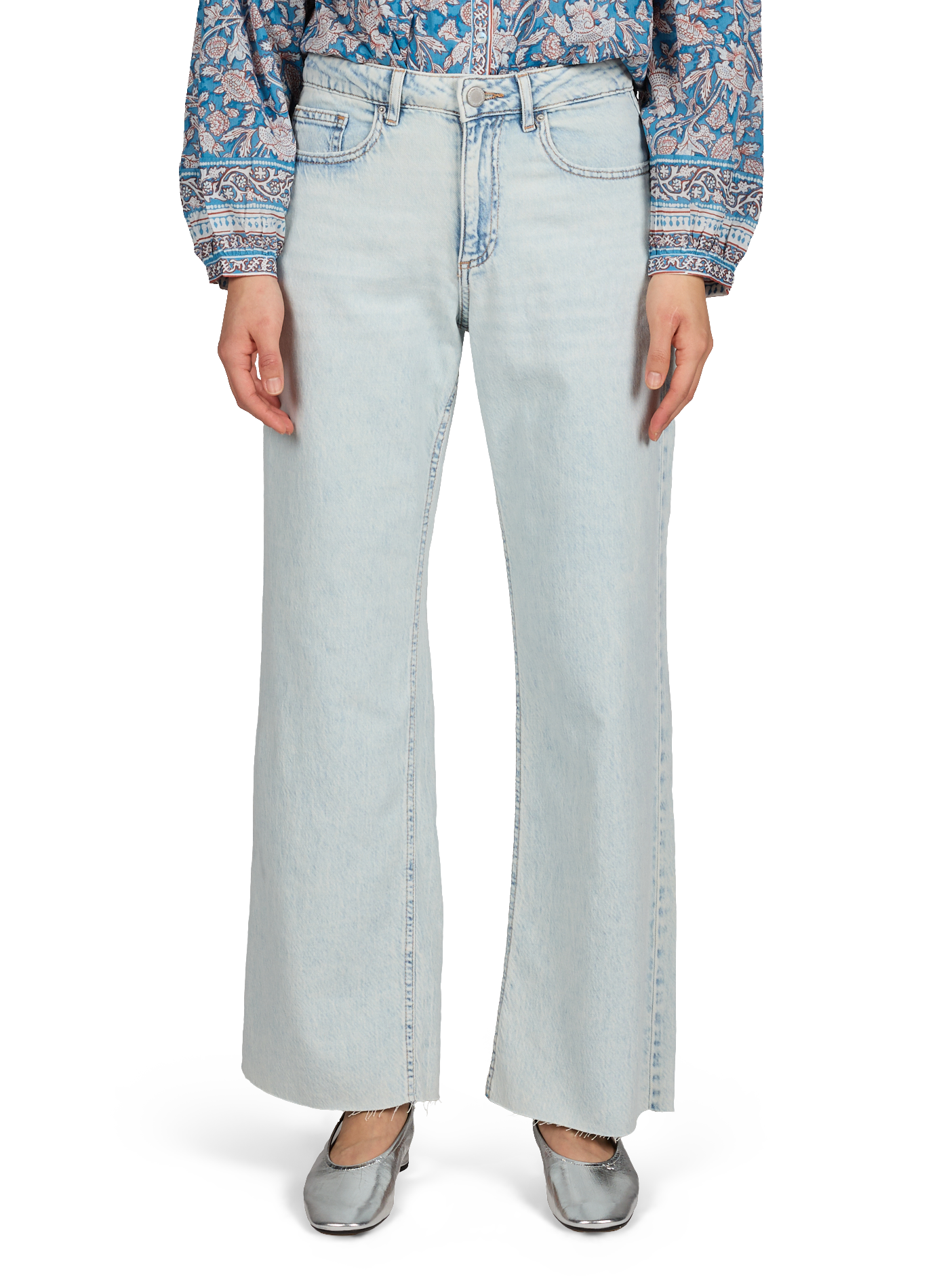 Palma straight leg jeans in blended cotton VILA Blue