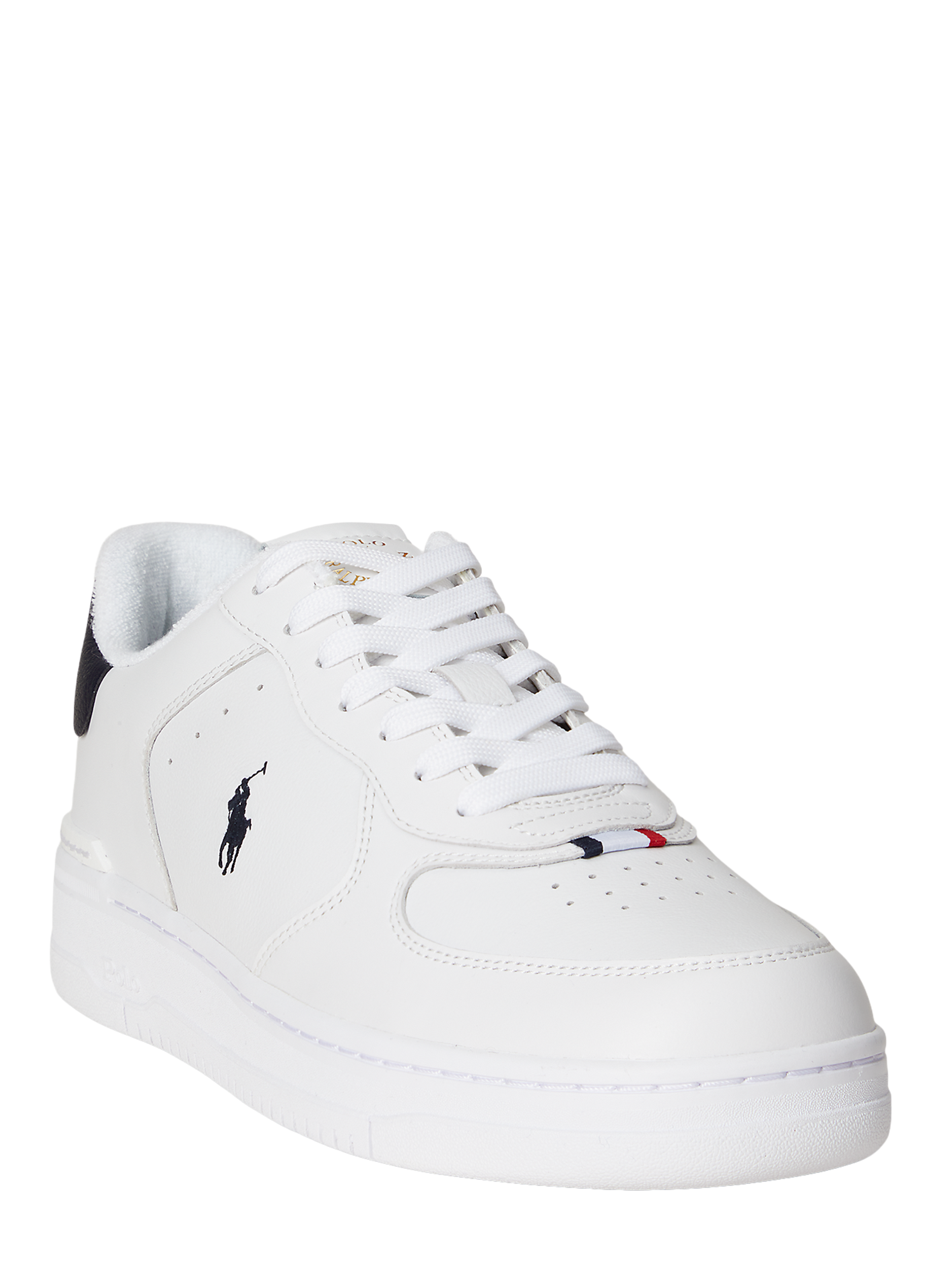Low-top cow leather sneakers POLO RALPH LAUREN White