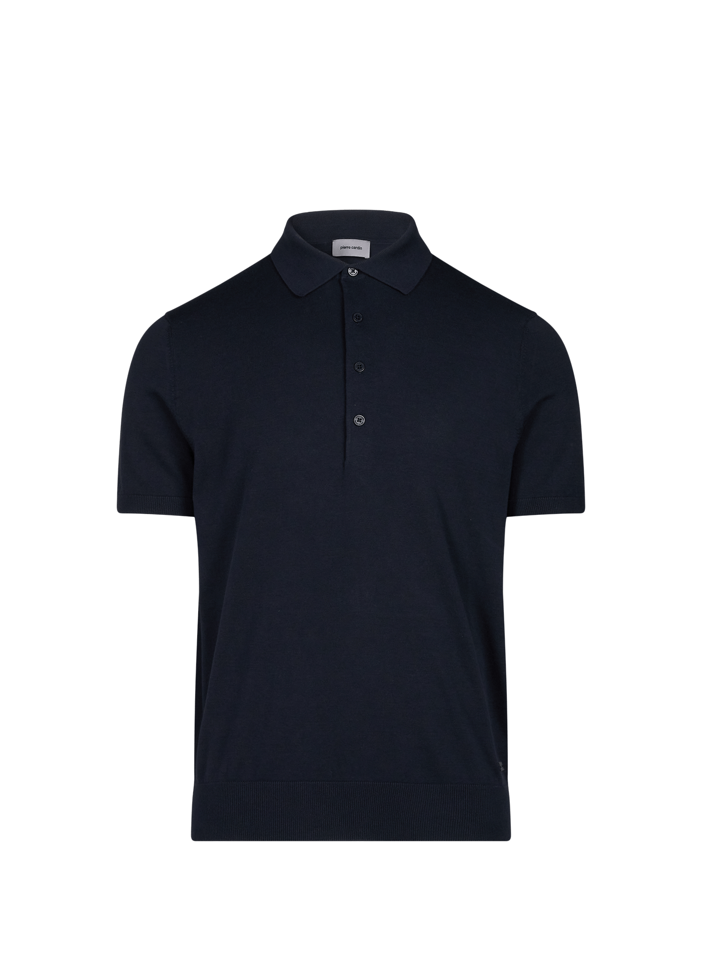 Polo à manches courtes en coton PIERRE CARDIN Bleu