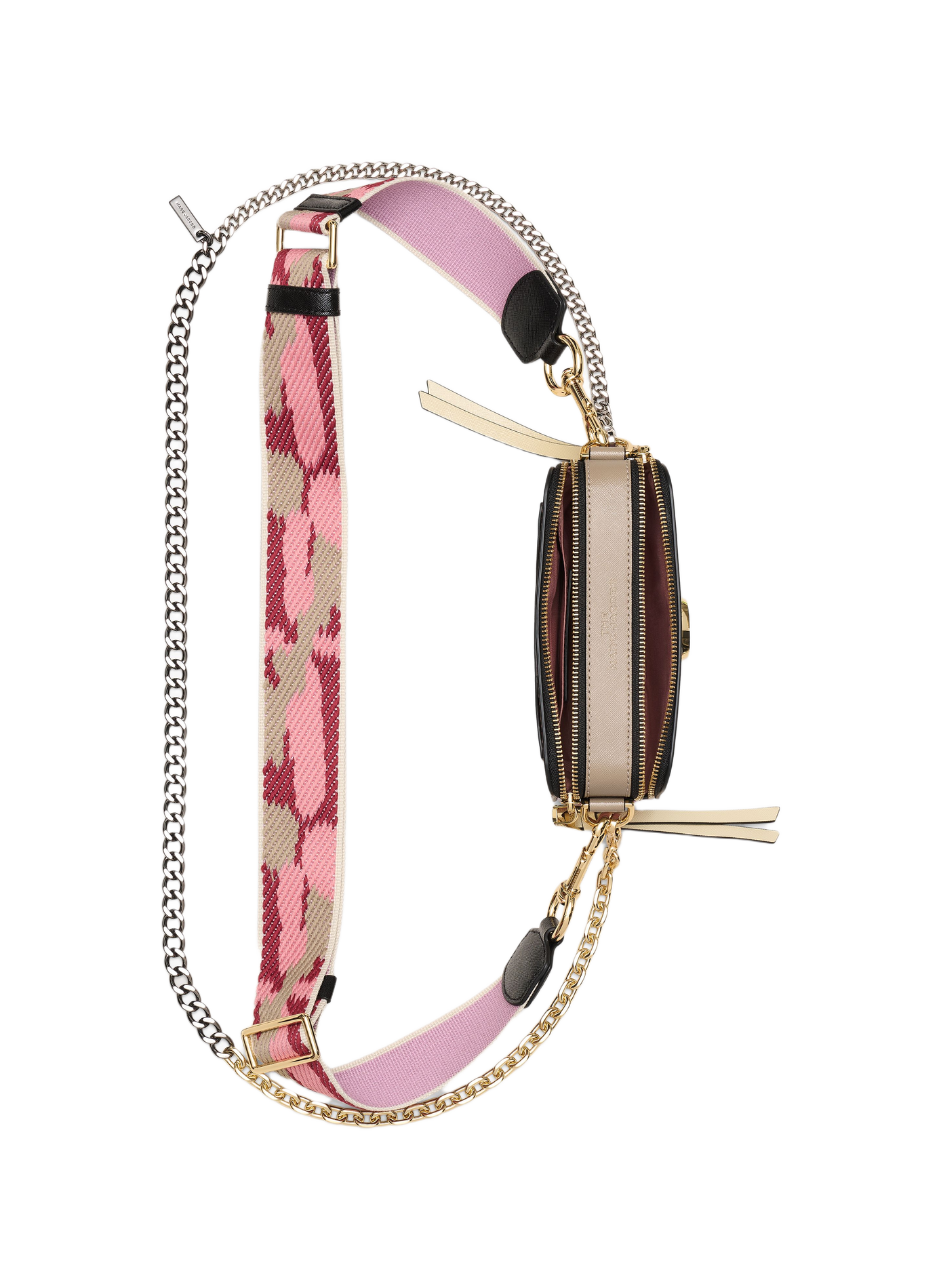Sac The Colorblock Chain Snapshot en cuir MARC JACOBS Multicolore