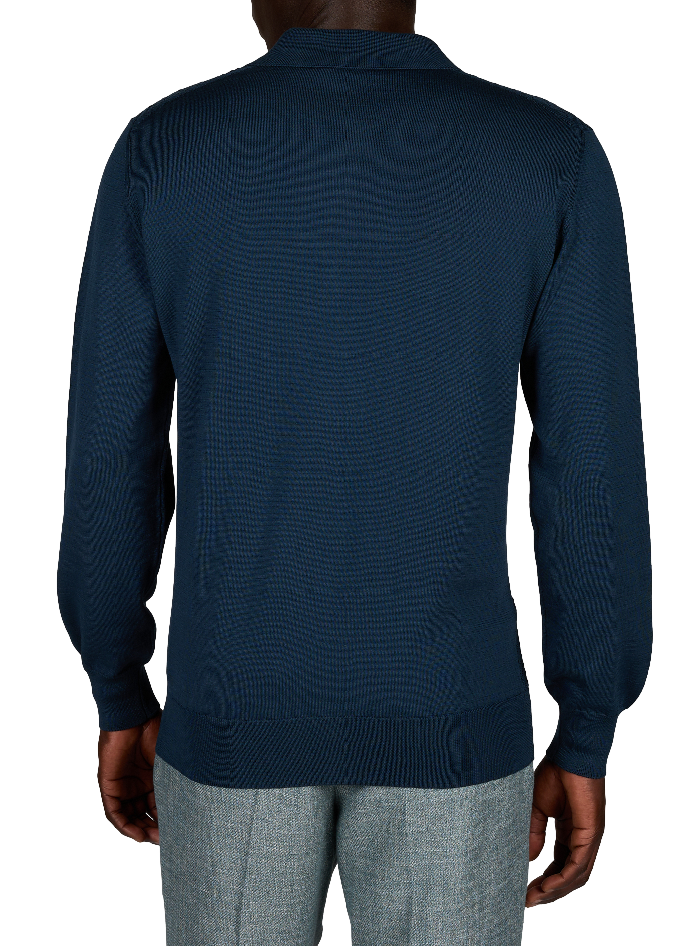 Polo-Strickpullover ETON Blau