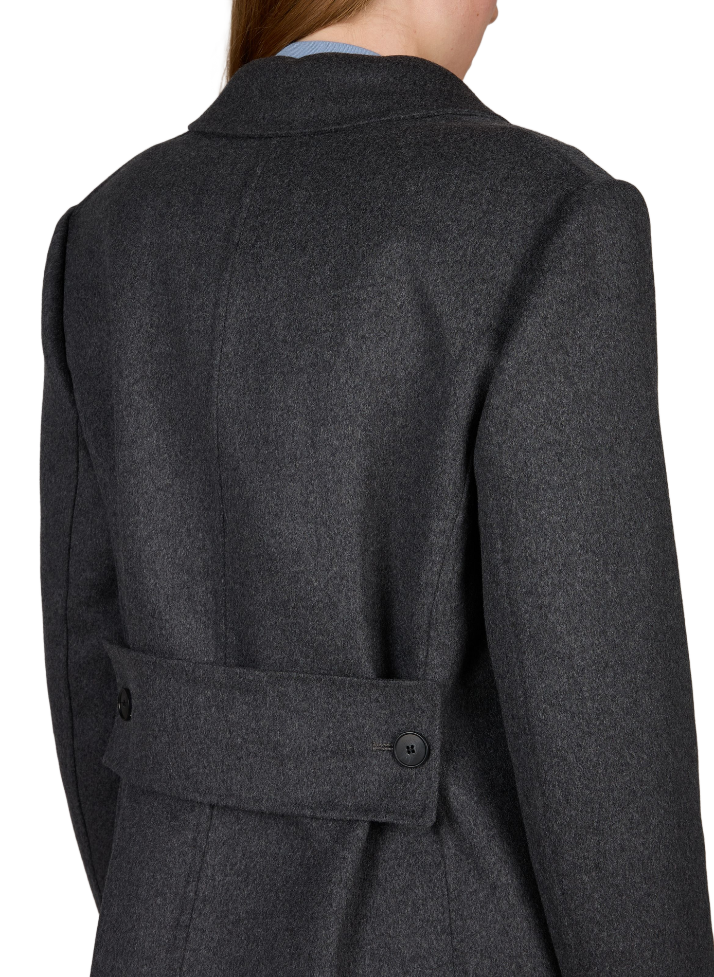 Oversize-Mantel aus Wolle und Kaschmir VICTORIA BECKHAM Grau